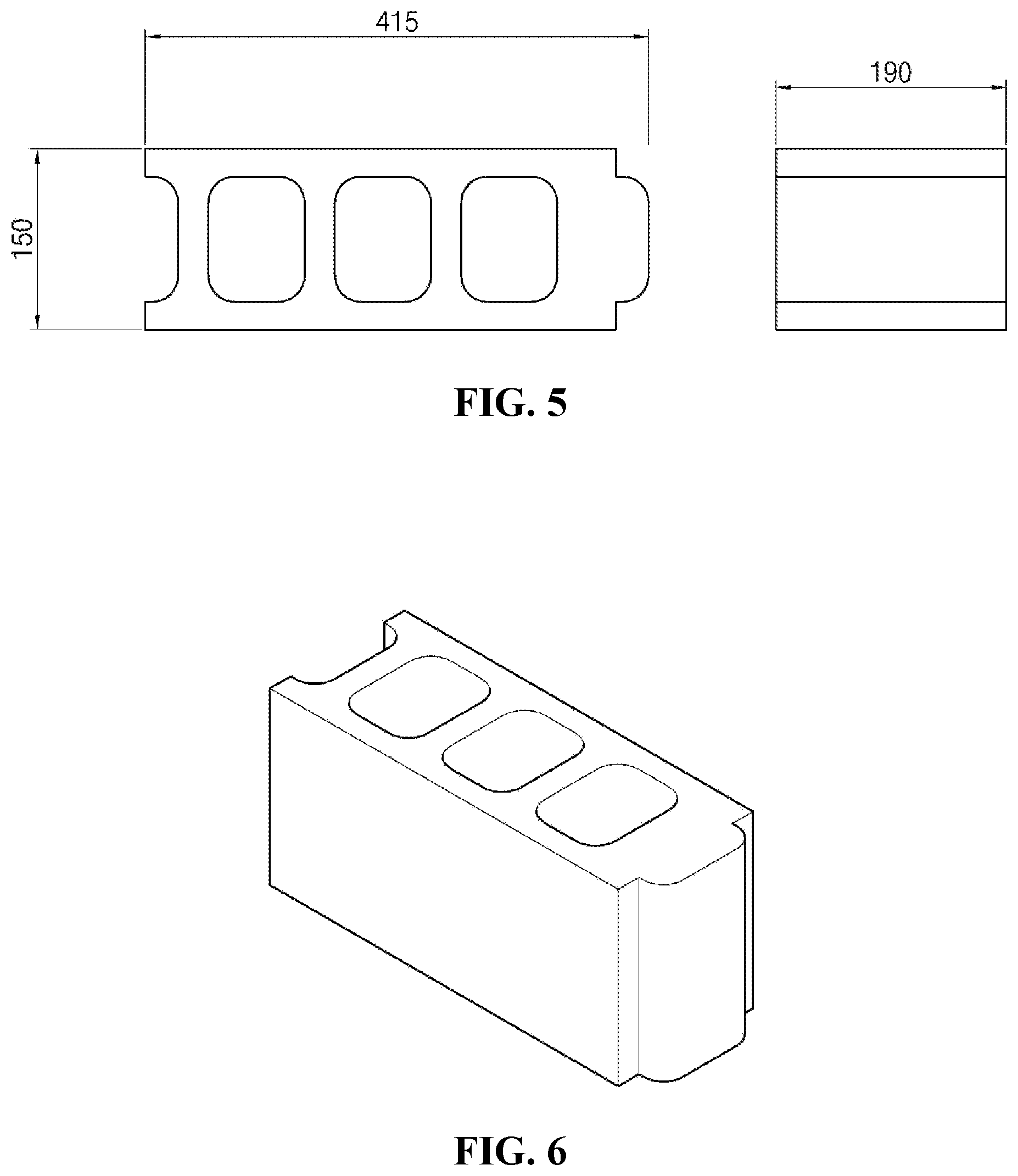 Patent US12157106 Figure 4 – Natural zeolite block for improving water quality and method for manufacturing same