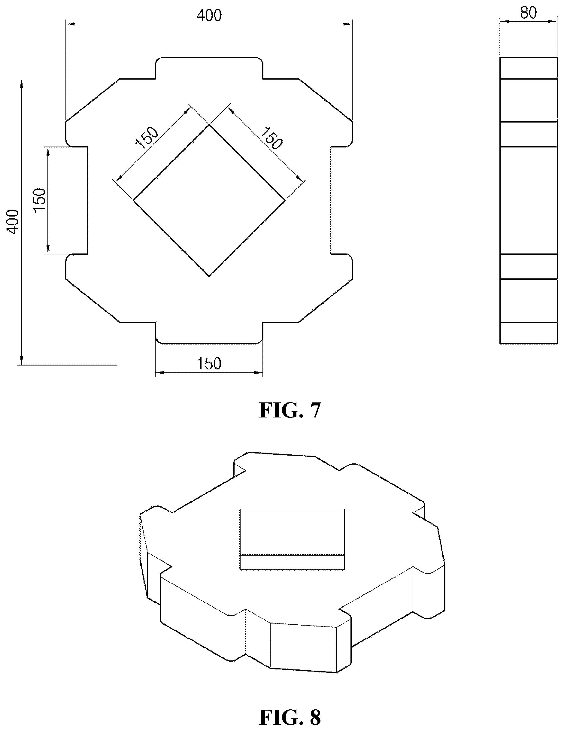 Patent US12157106 Figure 5 – Natural zeolite block for improving water quality and method for manufacturing same
