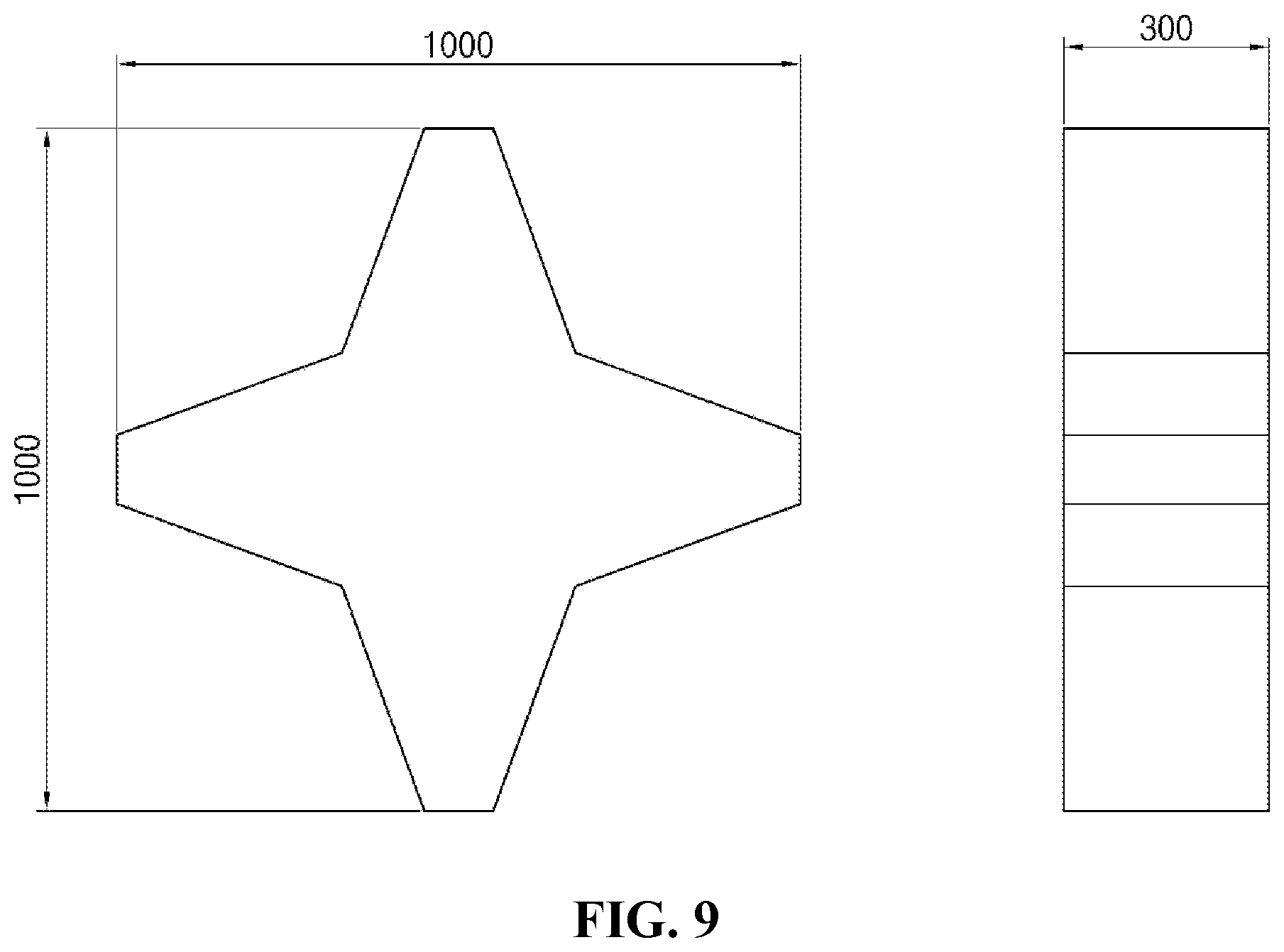Patent US12157106 Figure 6 – Natural zeolite block for improving water quality and method for manufacturing same