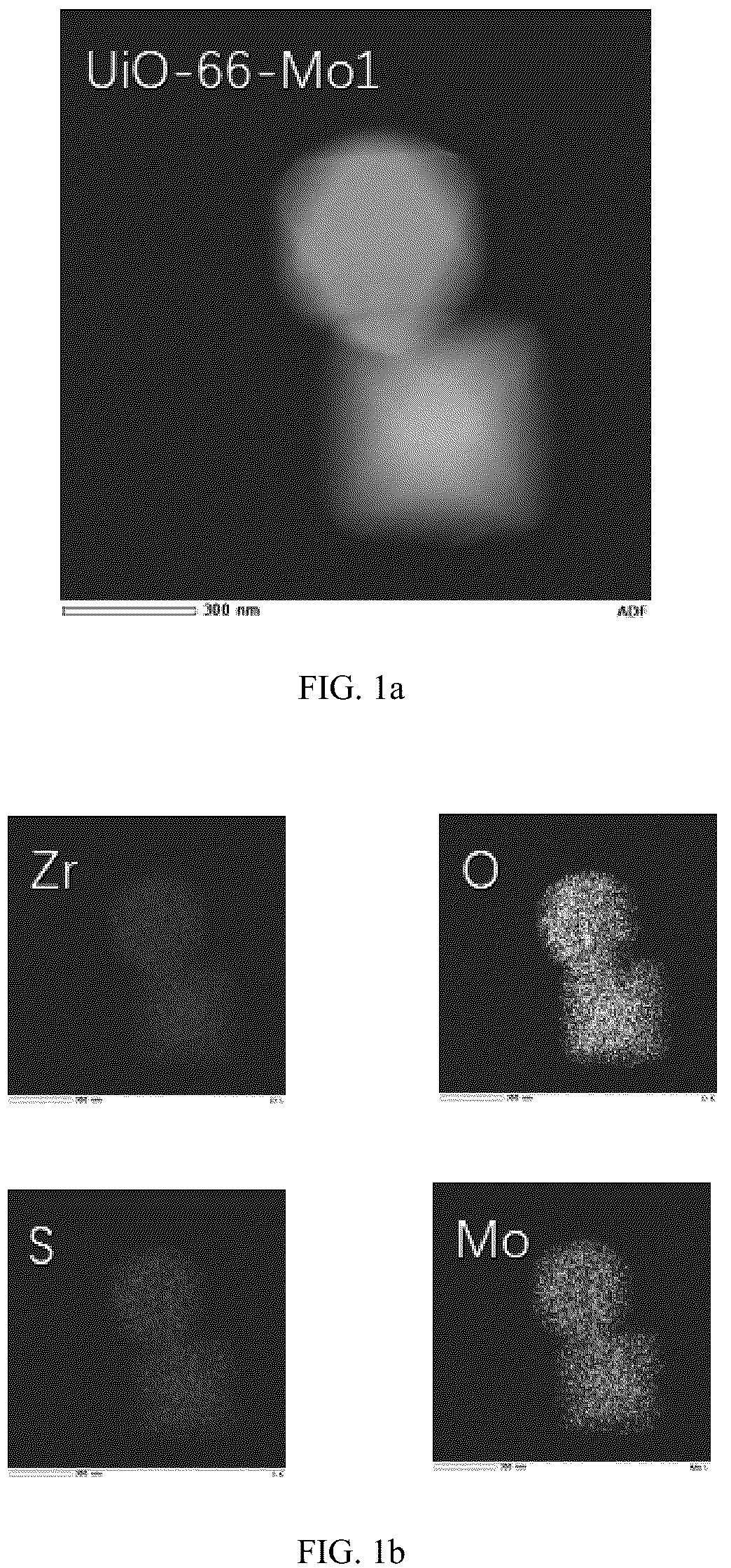 Patent US12157107 Figure 1 – Sulfur-molybdenum cluster modified MOF material and preparation method and application thereof