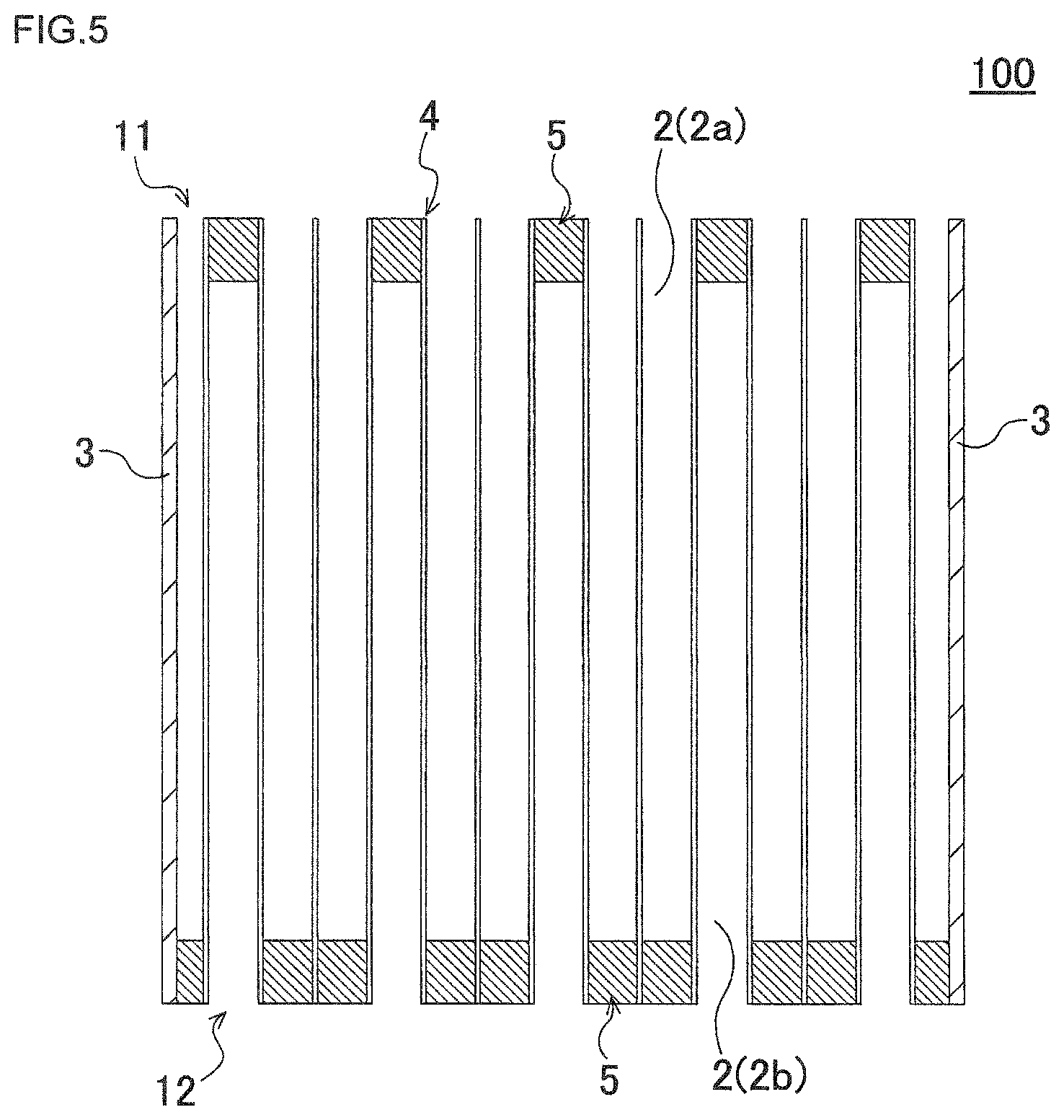 Patent US12157116 Figure 4 – Plugged honeycomb structure