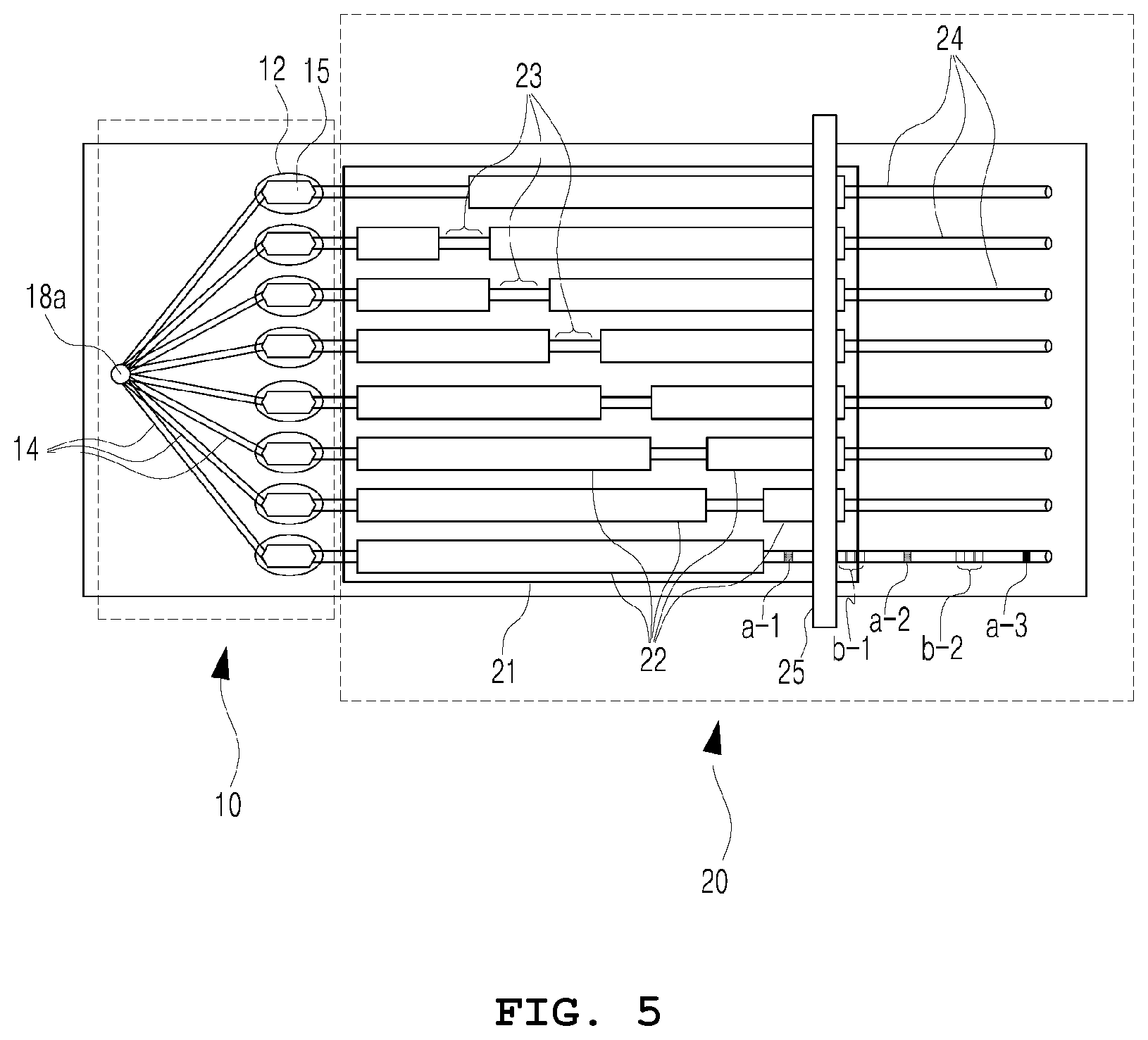 Patent US12157122 Figure 8 – Microfluidic connection device