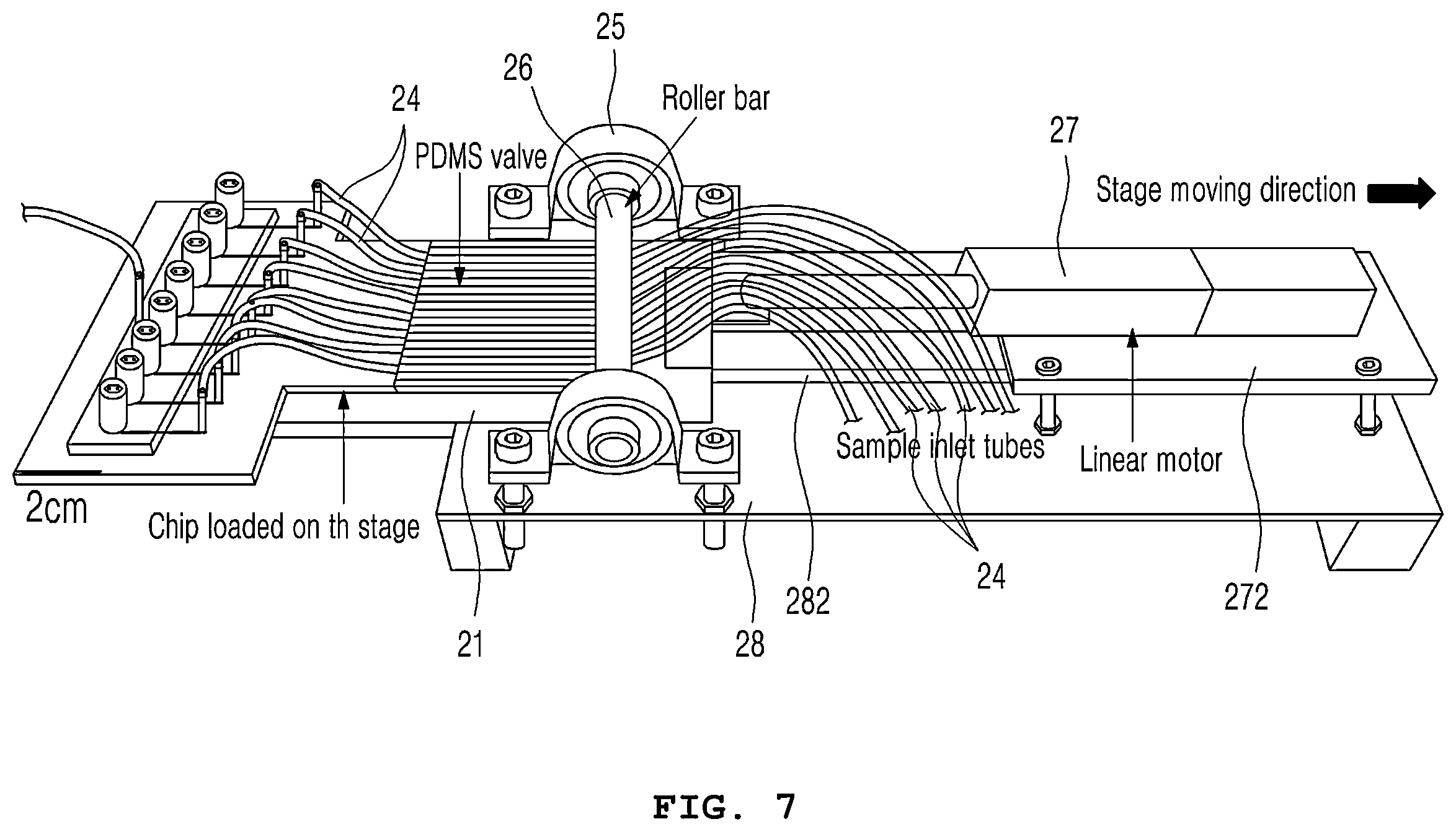 Patent US12157122 Figure 11 – Microfluidic connection device