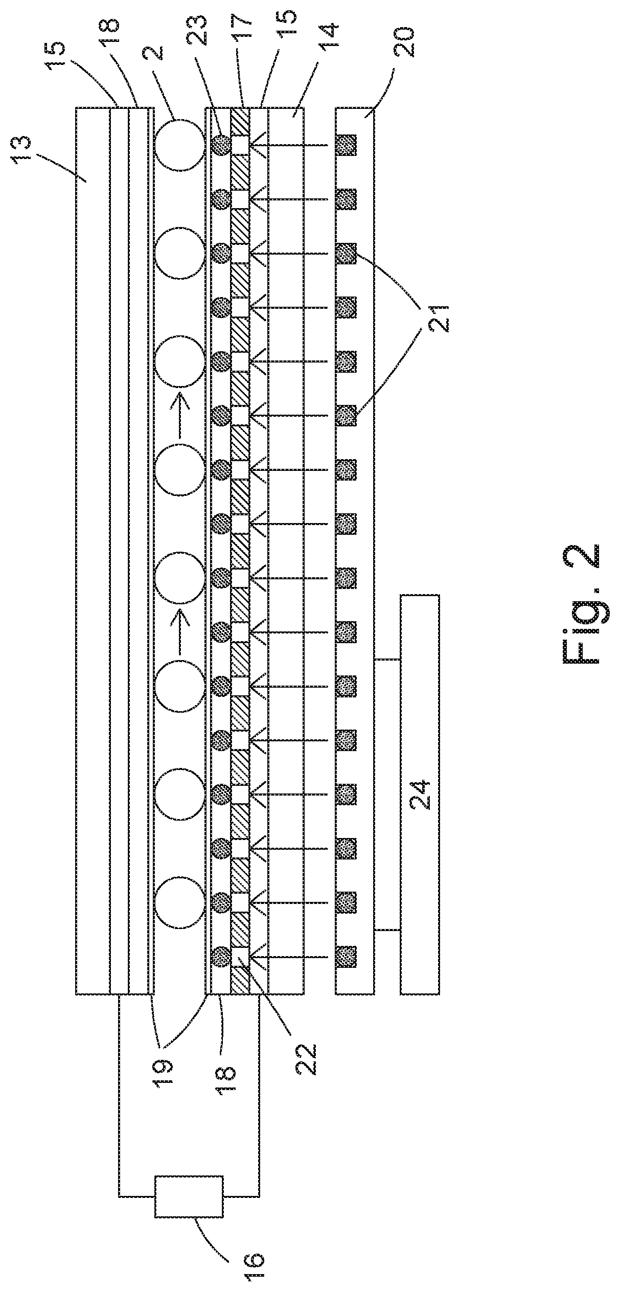 Patent US12157123 Figure 2 – Device and method for microdroplet detection of cells