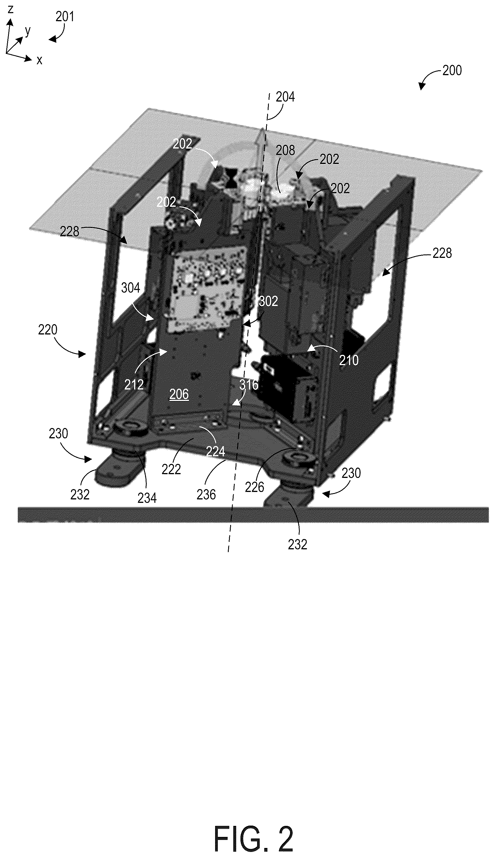Patent US12157125 Figure 2 – Microplate holder for imaging system