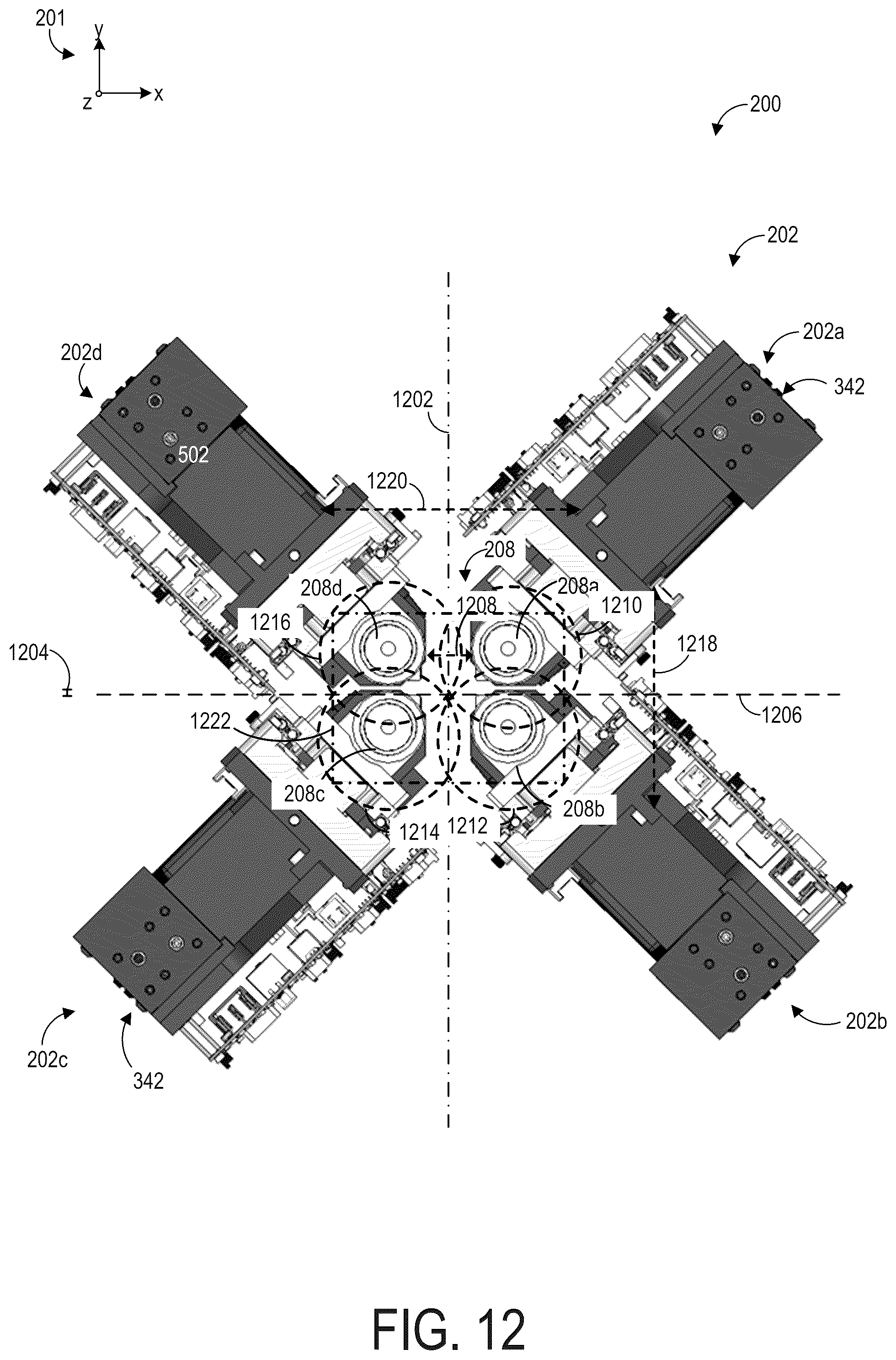Patent US12157125 Figure 13 – Microplate holder for imaging system