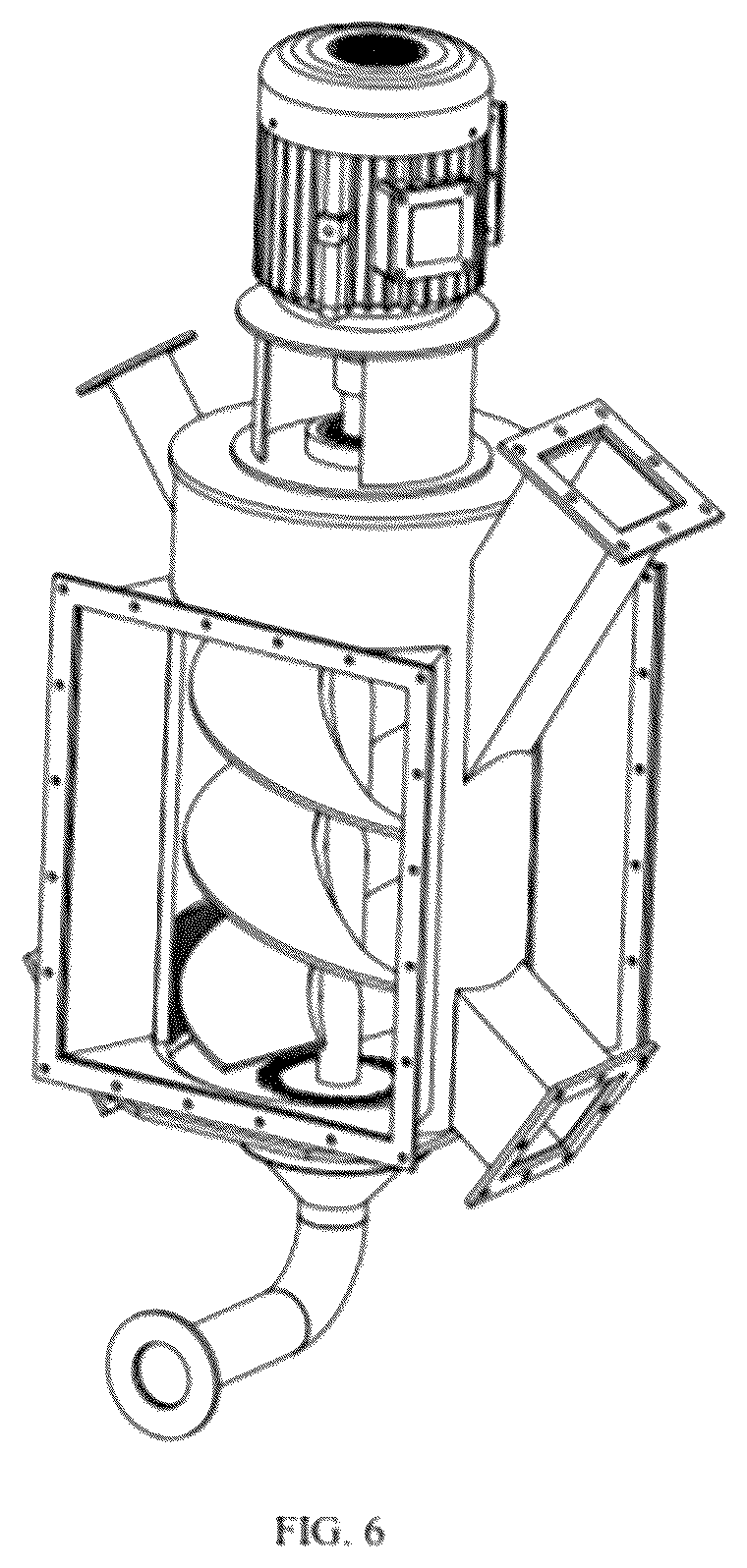 Patent US12157127 Figure 6 – Energy-saving double-bearing vertical grinding mill for dry grinding and shaping