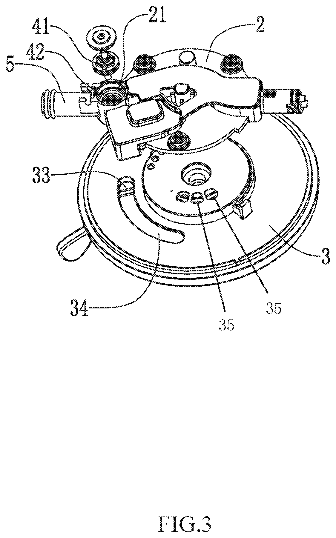 Patent US12157128 Figure 3 – Shower head