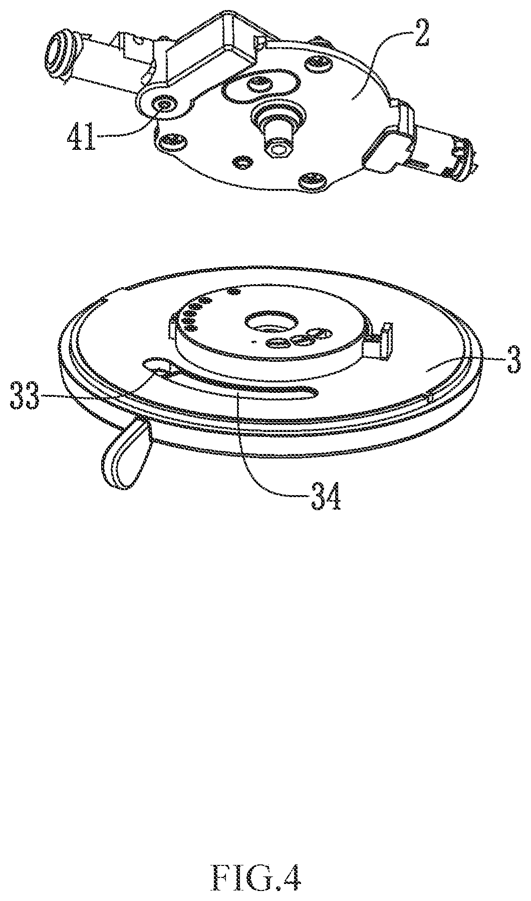 Patent US12157128 Figure 4 – Shower head