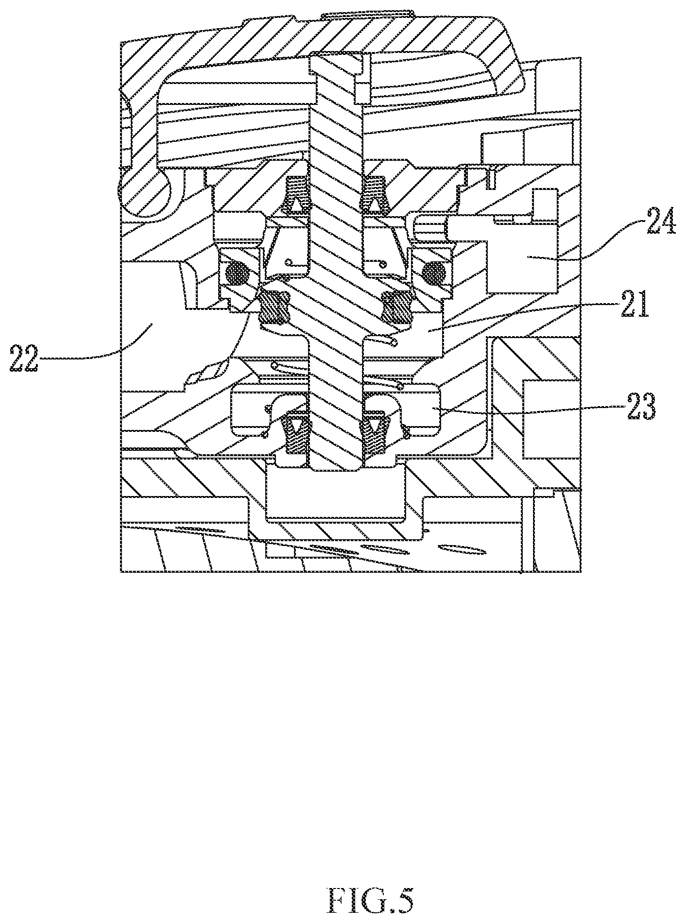 Patent US12157128 Figure 5 – Shower head