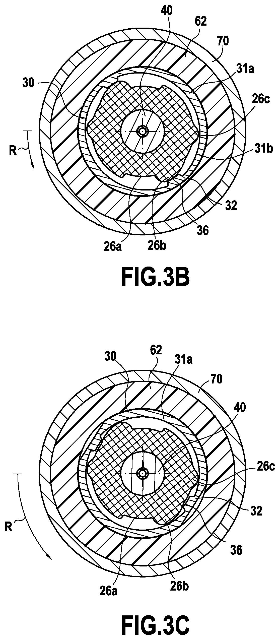 Patent US12157130 Figure 3 – Refillable packaging assembly for a cosmetic product