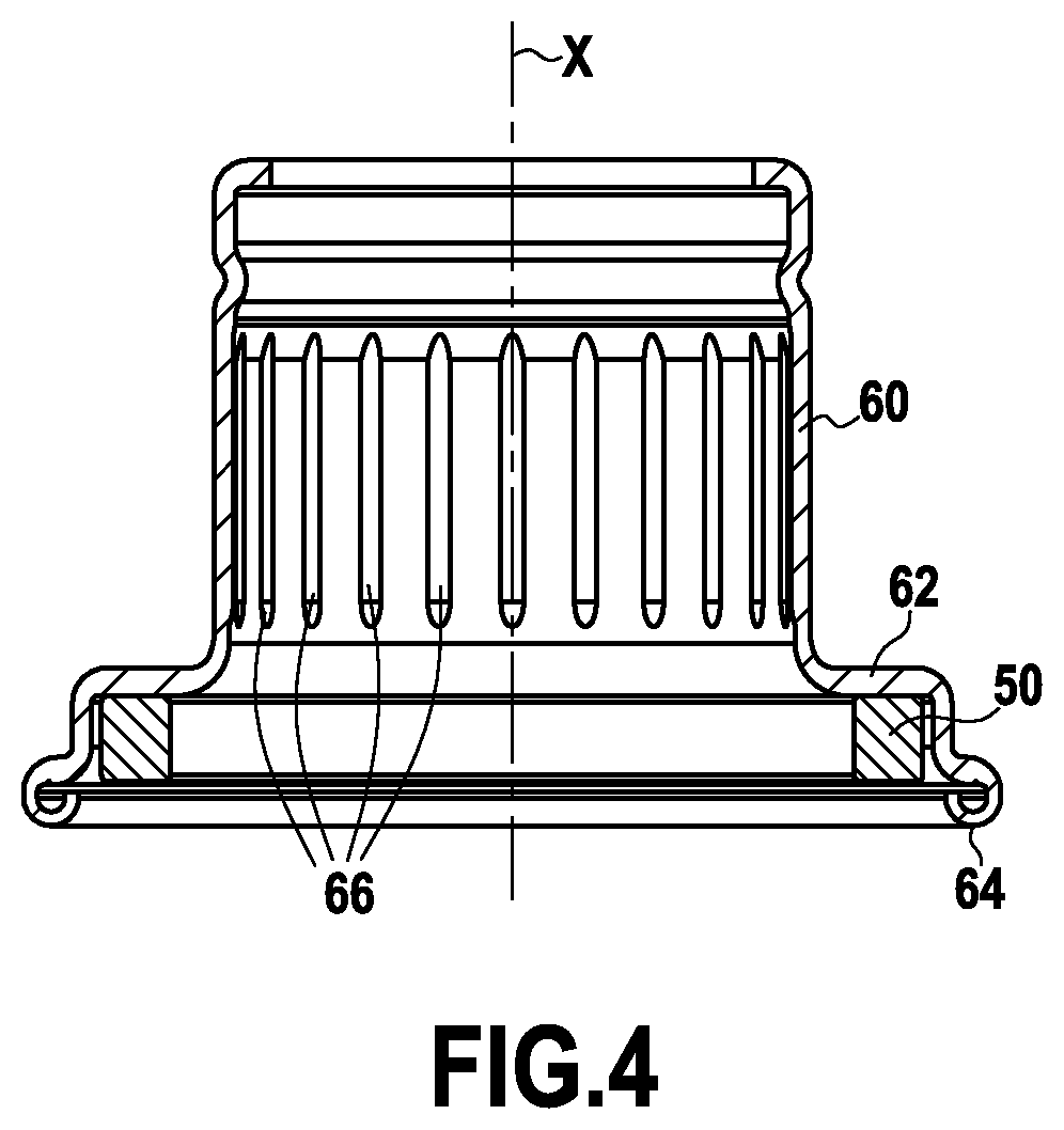 Patent US12157130 Figure 5 – Refillable packaging assembly for a cosmetic product