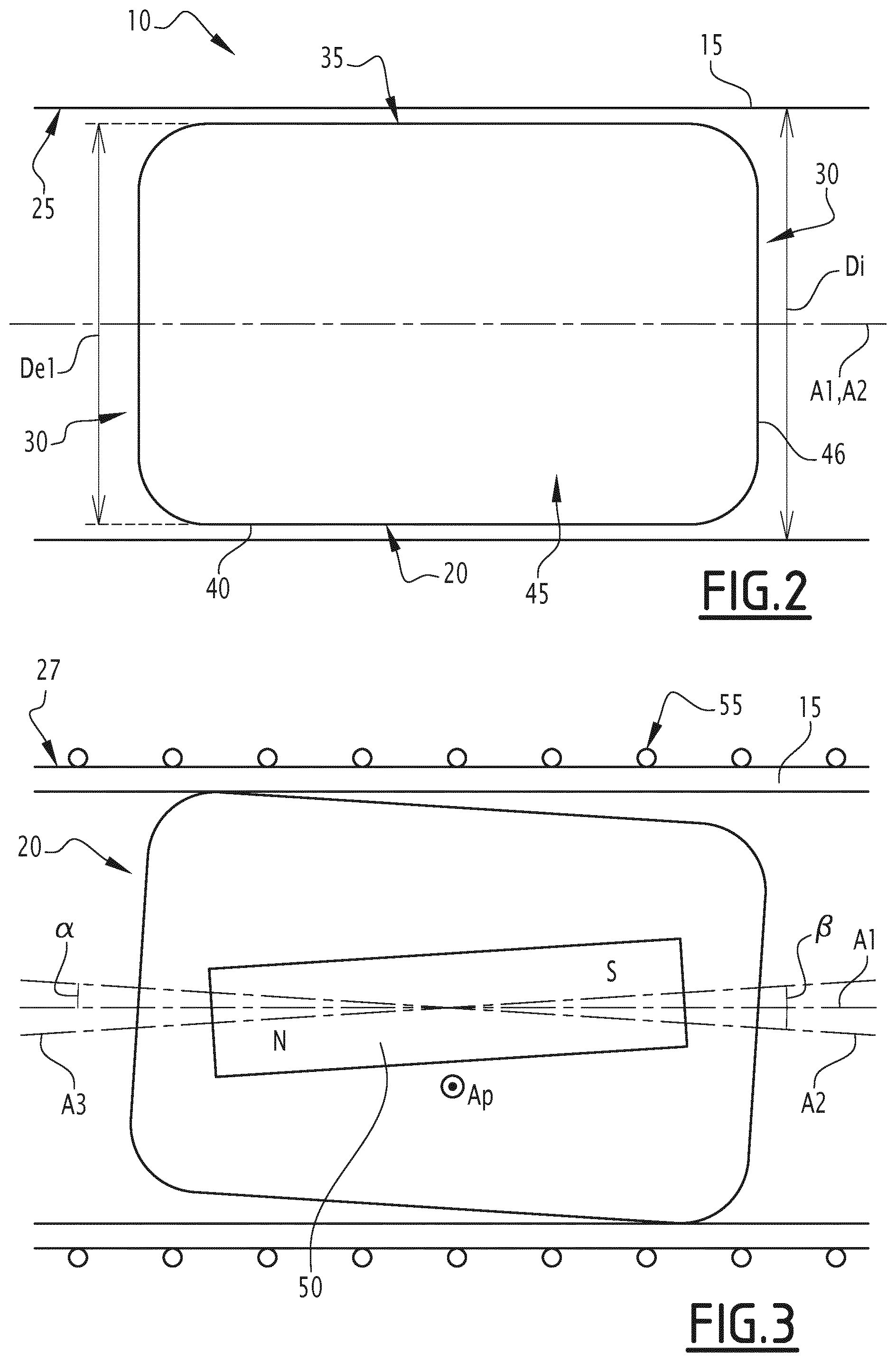 Patent US12157133 Figure 2 – Fluid spraying facility and method for moving an associated fluid