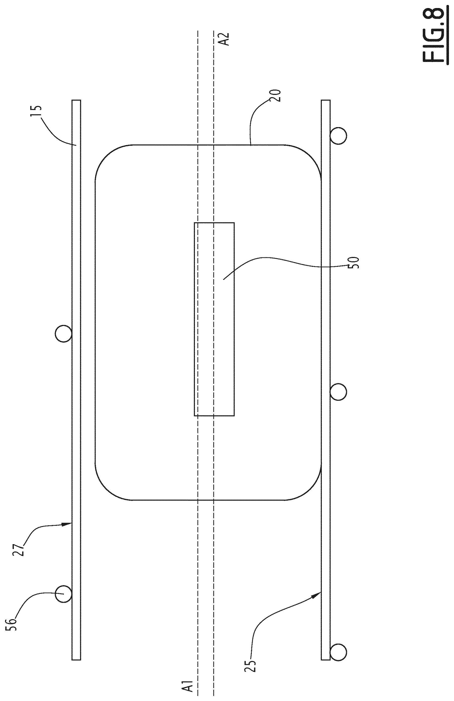 Patent US12157133 Figure 6 – Fluid spraying facility and method for moving an associated fluid