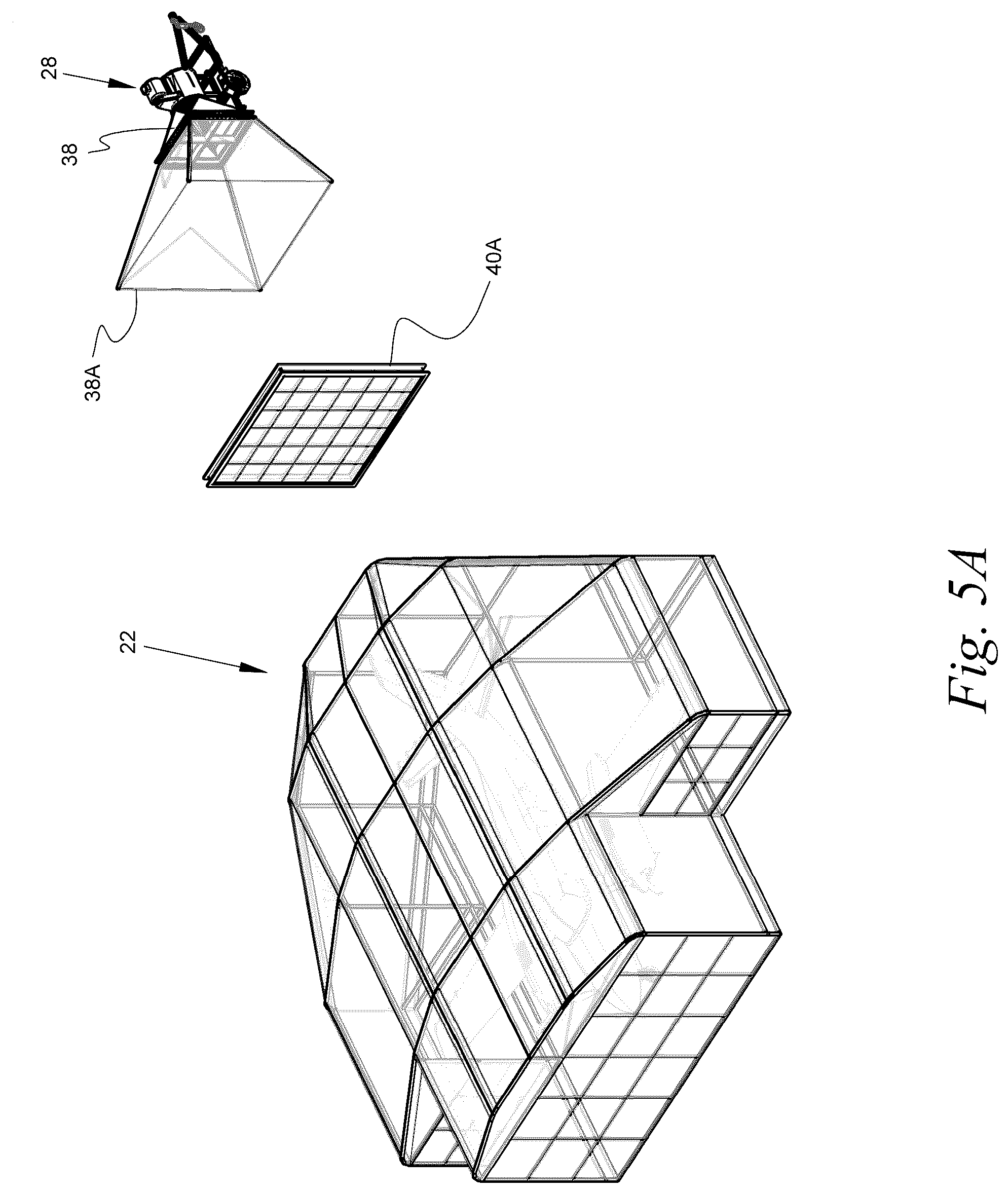 Patent US12157134 Figure 6 – Portable variable volume paint spray enclosure and air scrubber; method for constructing a paint spray enclosure and air scrubber
