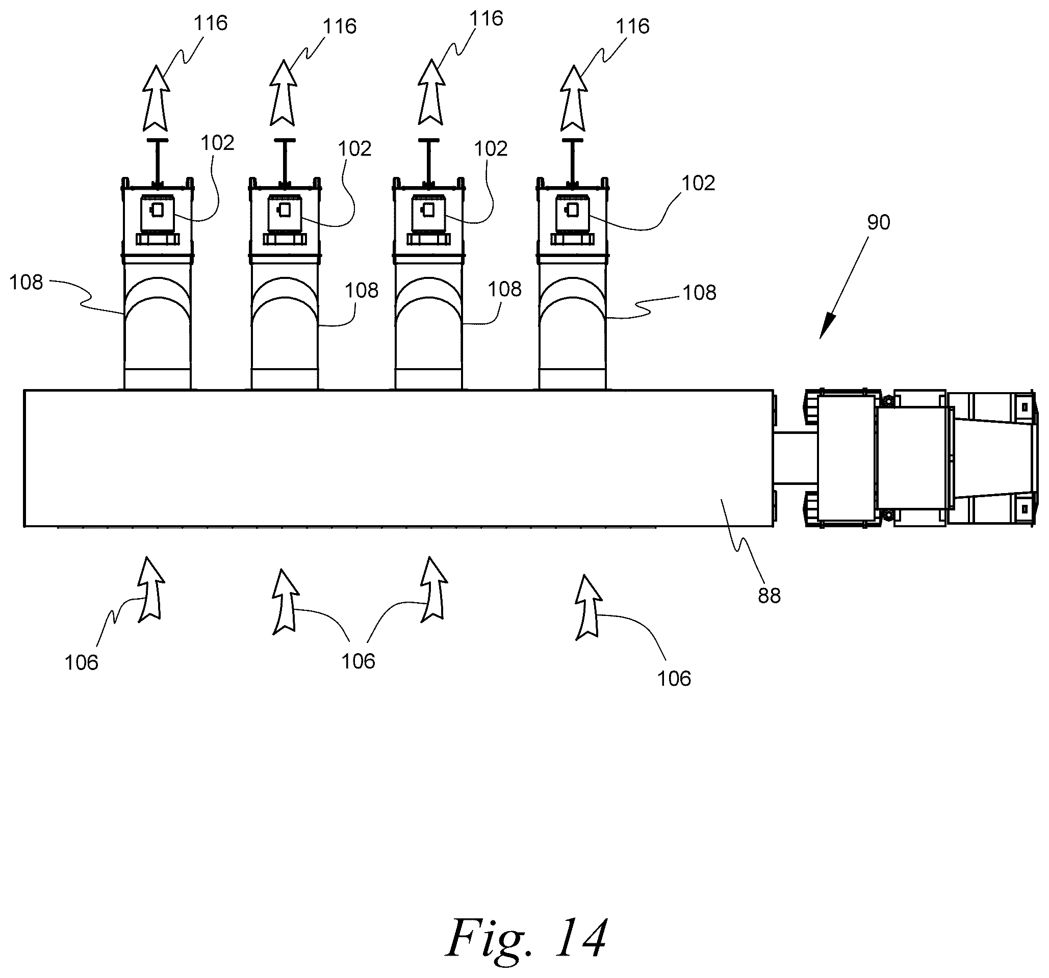 Patent US12157135 Figure 18 – Portable variable volume paint spray enclosure and air scrubber; method for constructing a paint spray enclosure and air scrubber