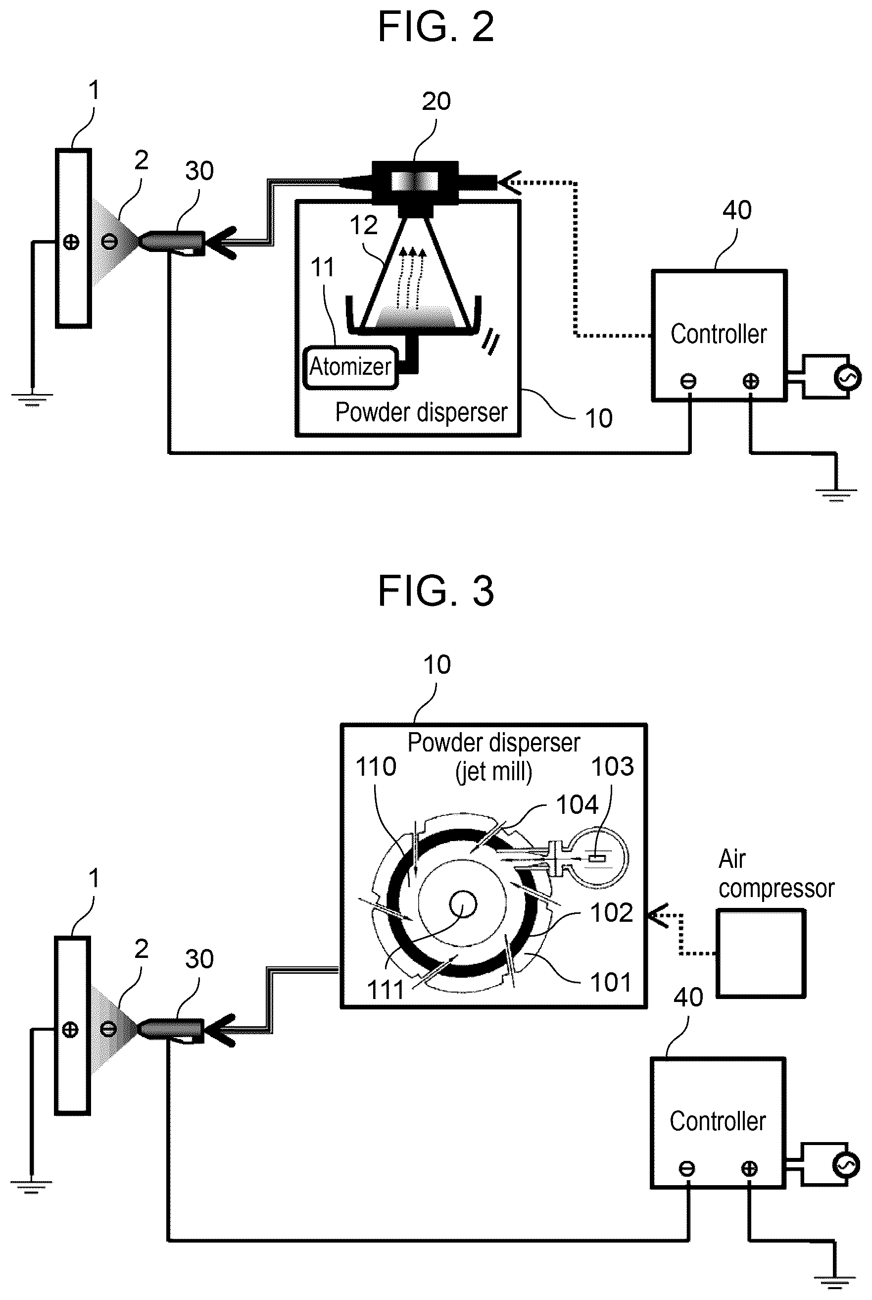 Patent US12157137 Figure 2 – Powder layer composite, coating film, powder coating method, and powder coating apparatus