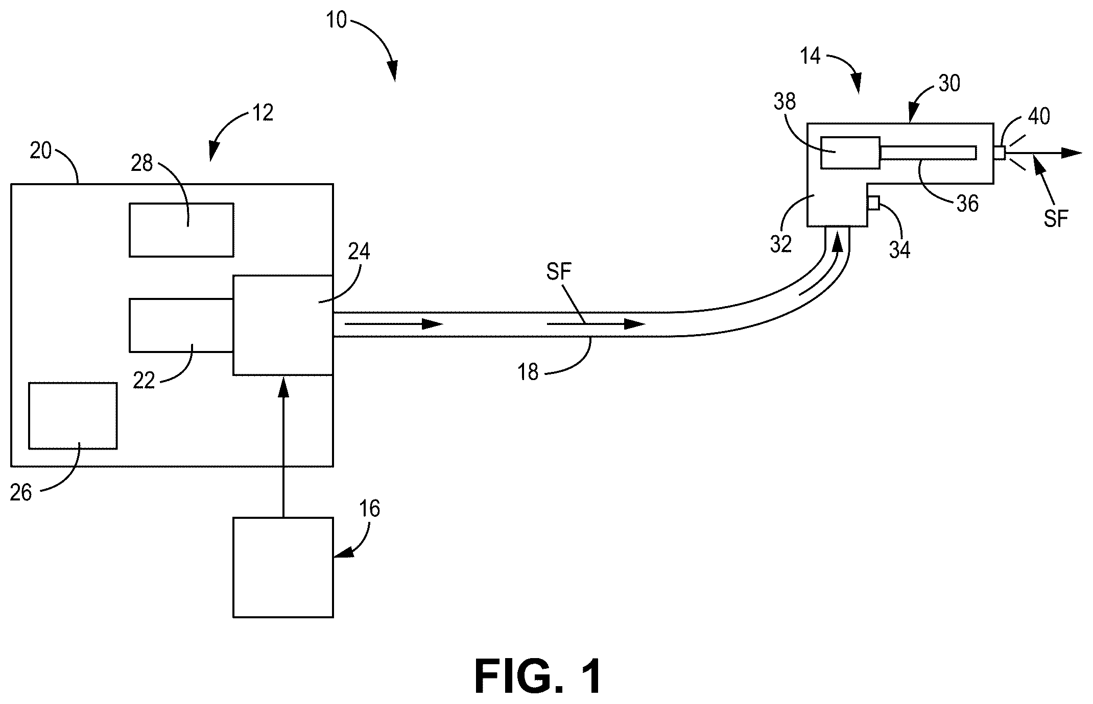 Patent US12157138 — Fluid sprayer — Figure 1
