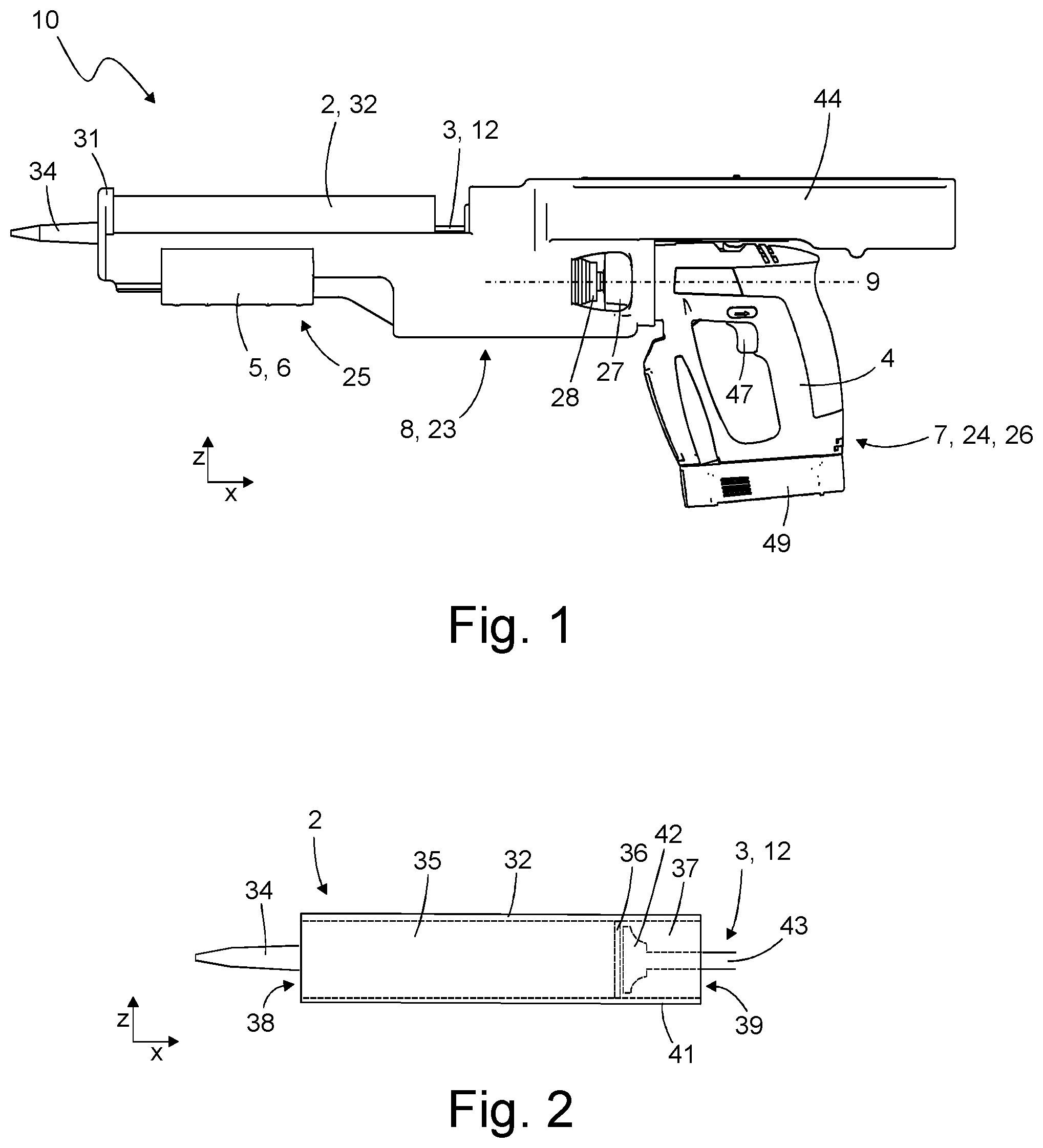 Patent US12157139 Figure 1 – Fluid container press and method