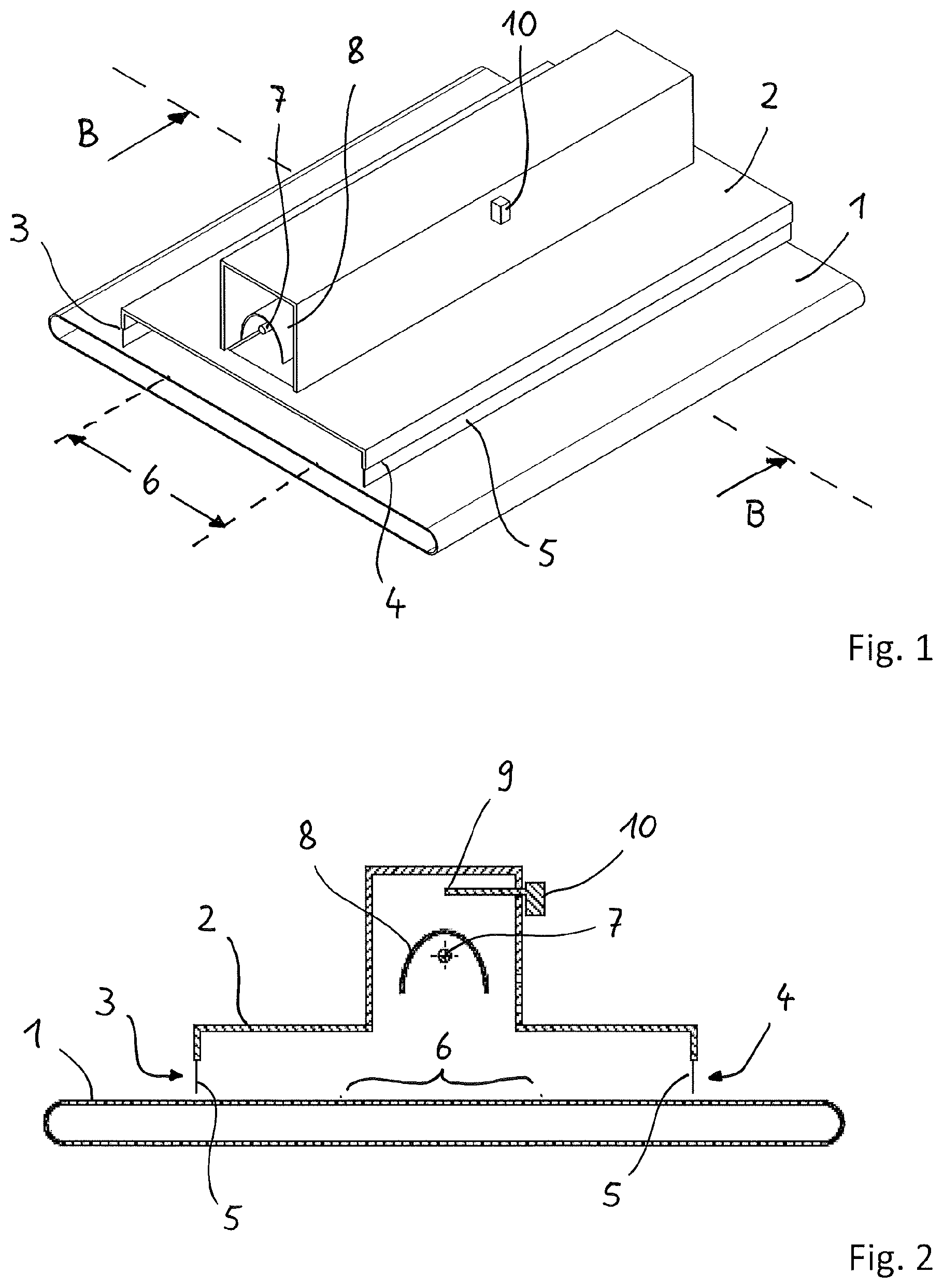 Patent US12157143 Figure 1 – UV irradiation apparatus for coating systems and quality assurance method