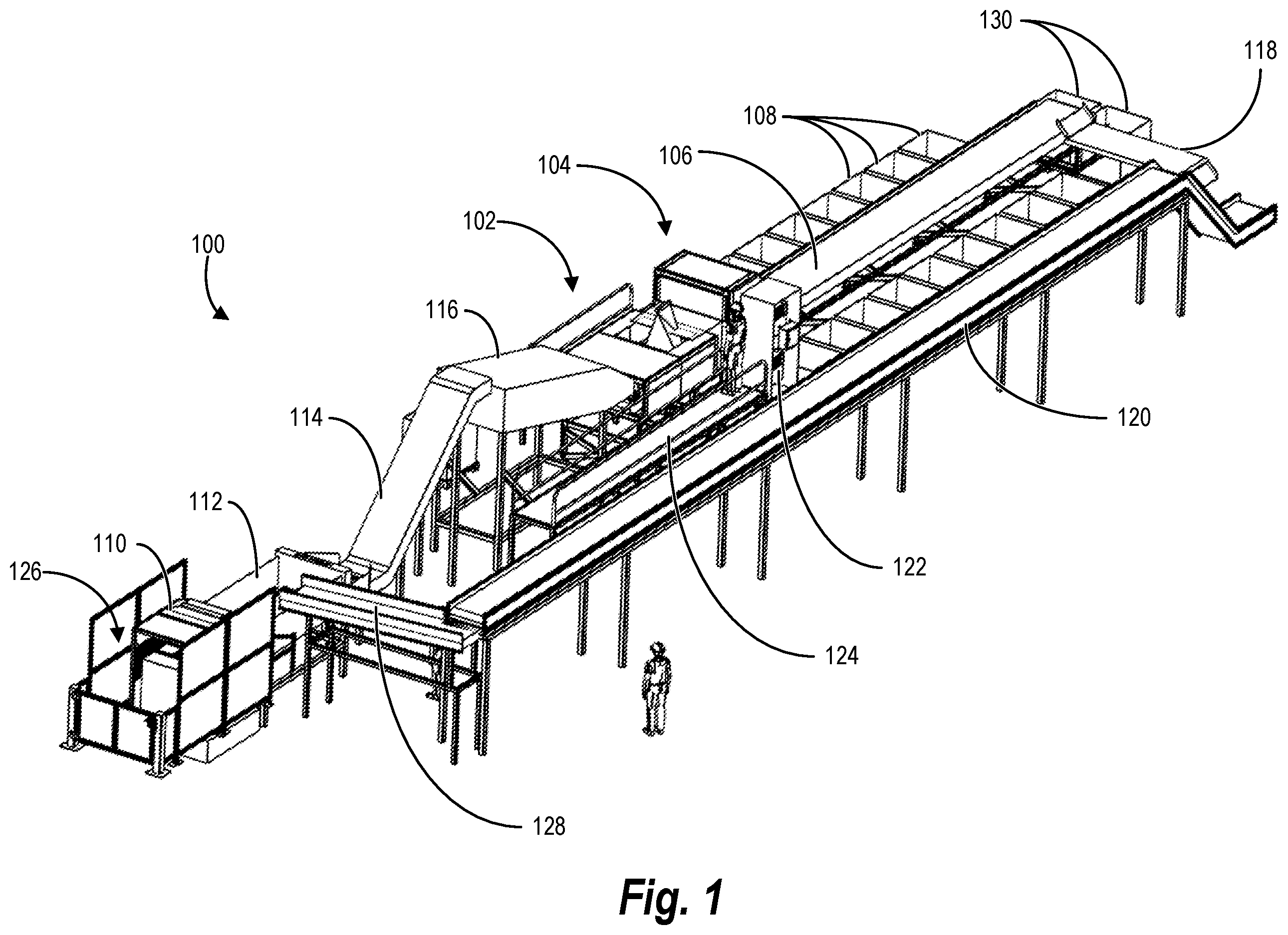 Patent US12157148 Figure 1 – Automated battery sorting system