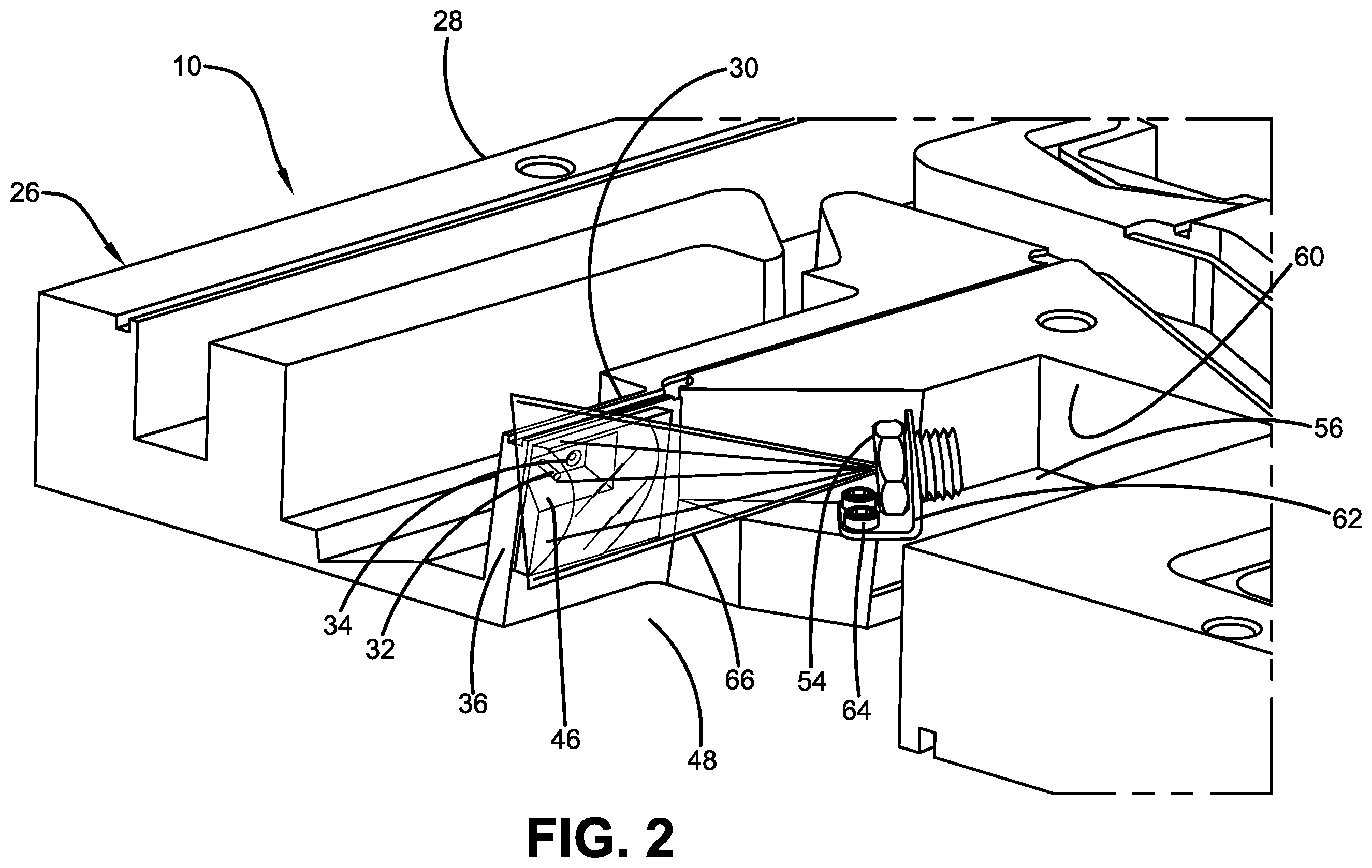 Patent US12157149 Figure 2 – System for cleaning a drive over reader sensor component