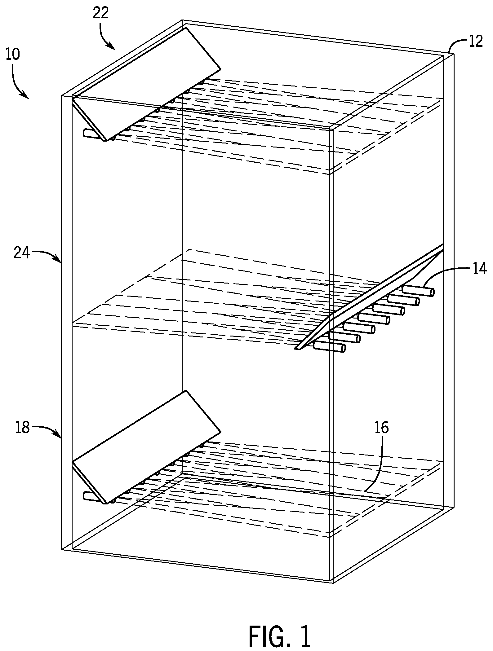 Patent US12157152 Figure 1 – Method and apparatus for separating waste materials