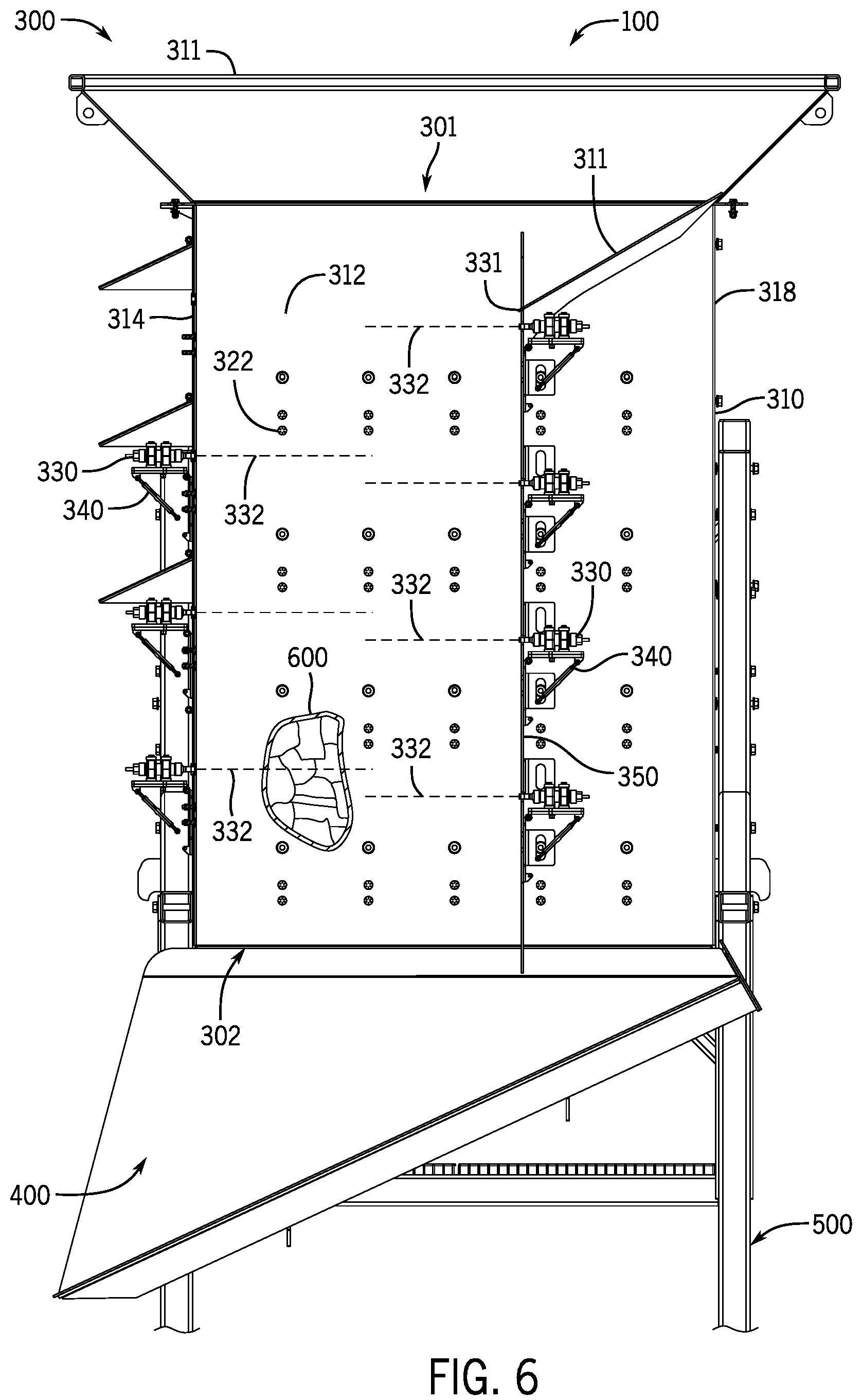 Patent US12157152 Figure 6 – Method and apparatus for separating waste materials