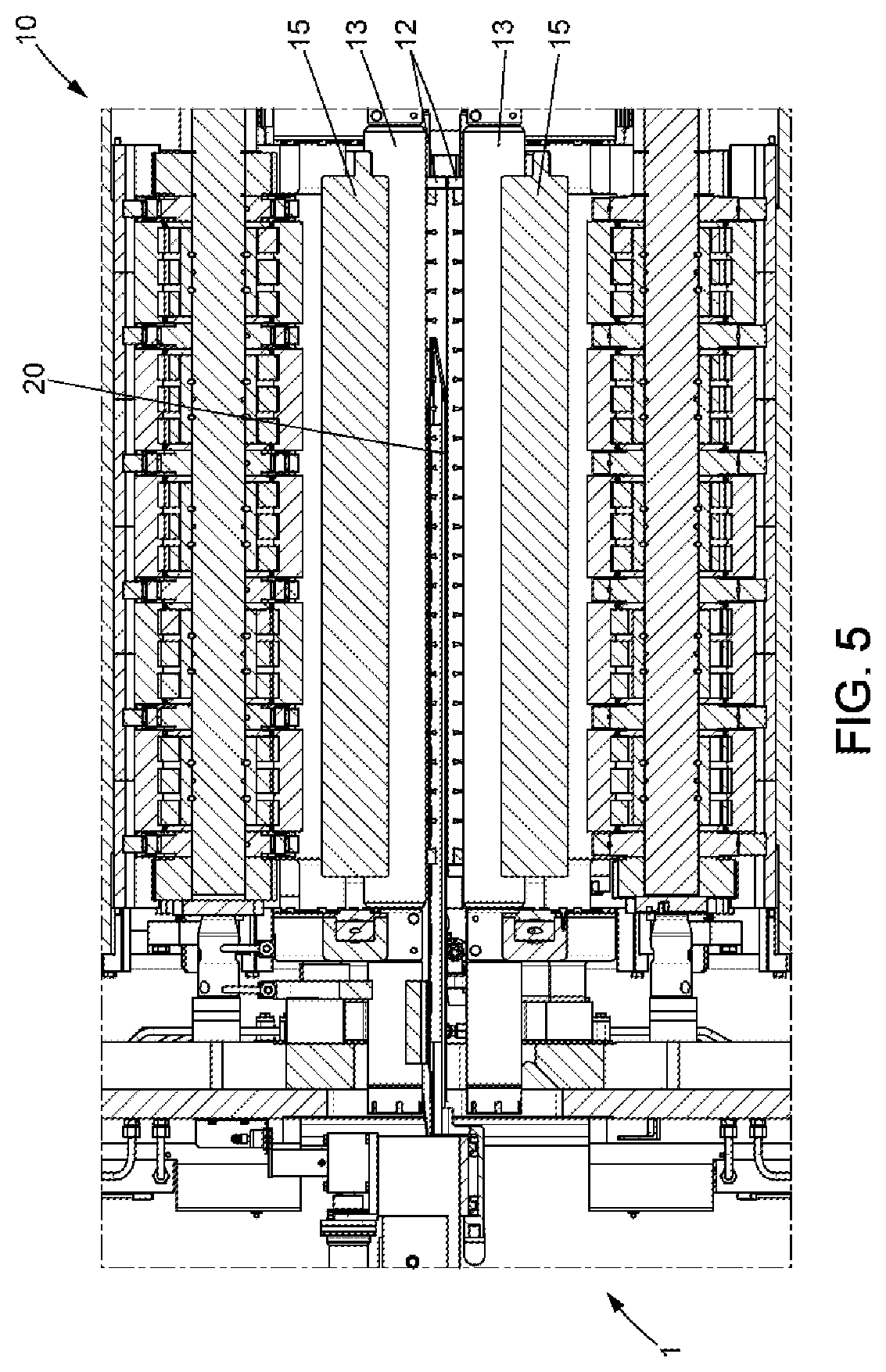 Patent US12157155 Figure 3 – Tool and method for changing the working roll in a rolling mill
