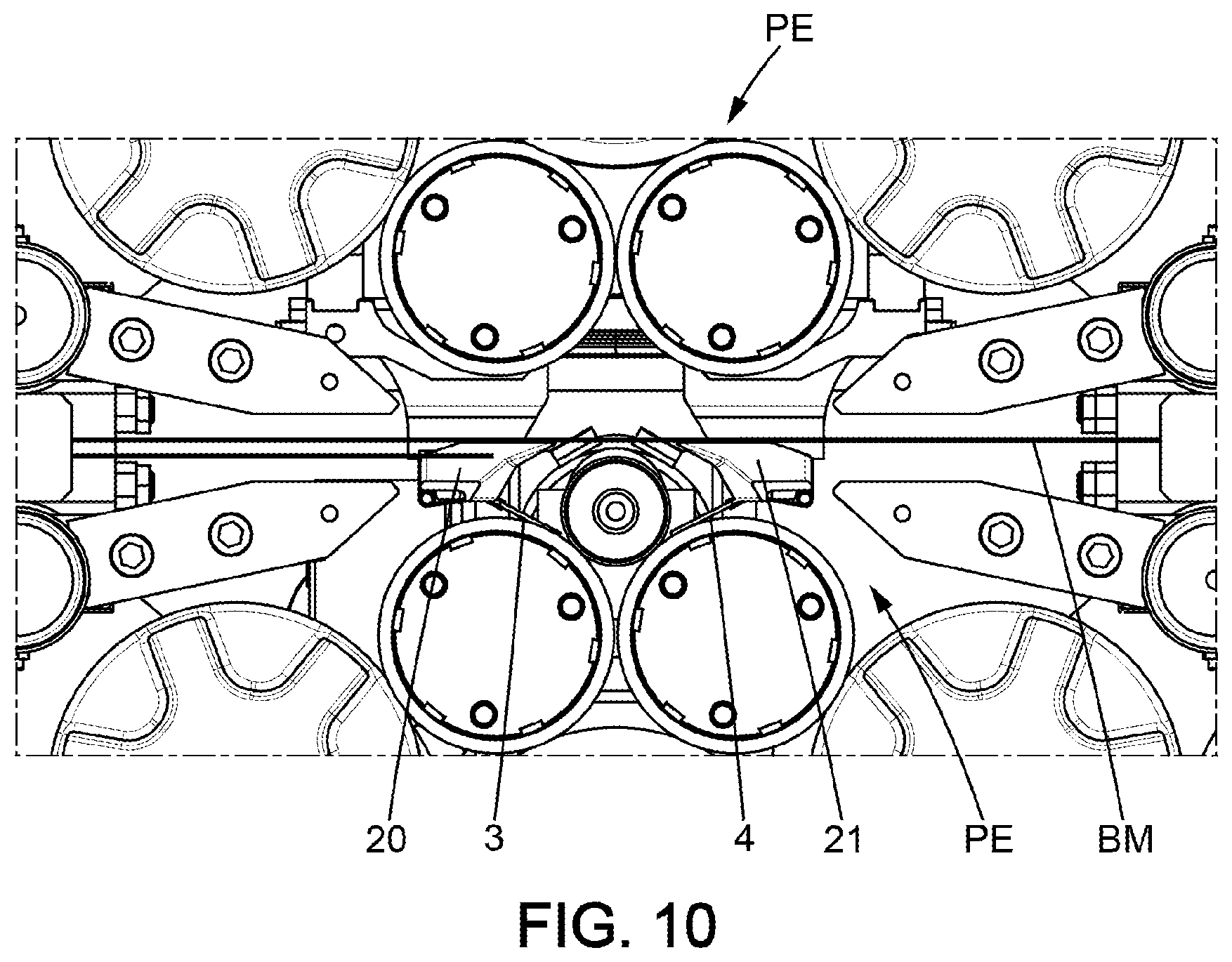 Patent US12157155 Figure 7 – Tool and method for changing the working roll in a rolling mill