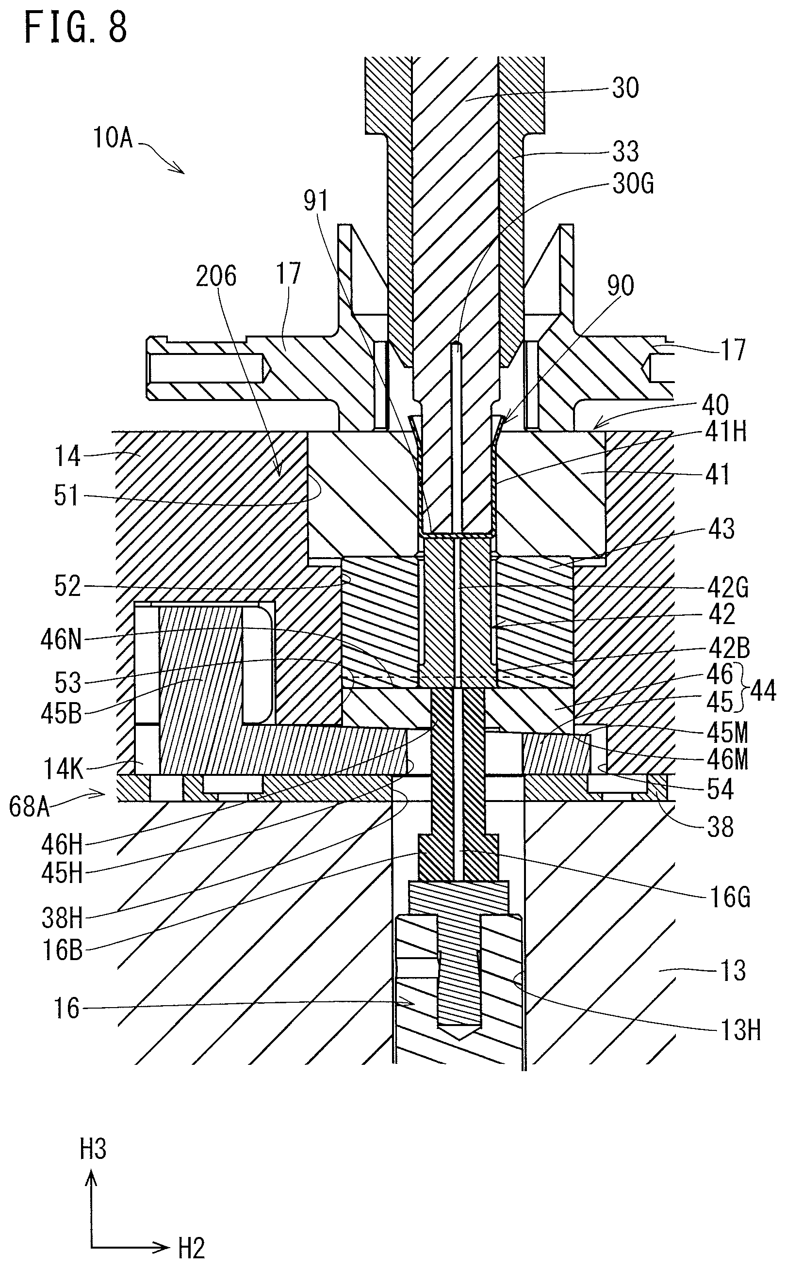 Patent US12157157 Figure 8 – Pressing machine and pressed product manufacturing method