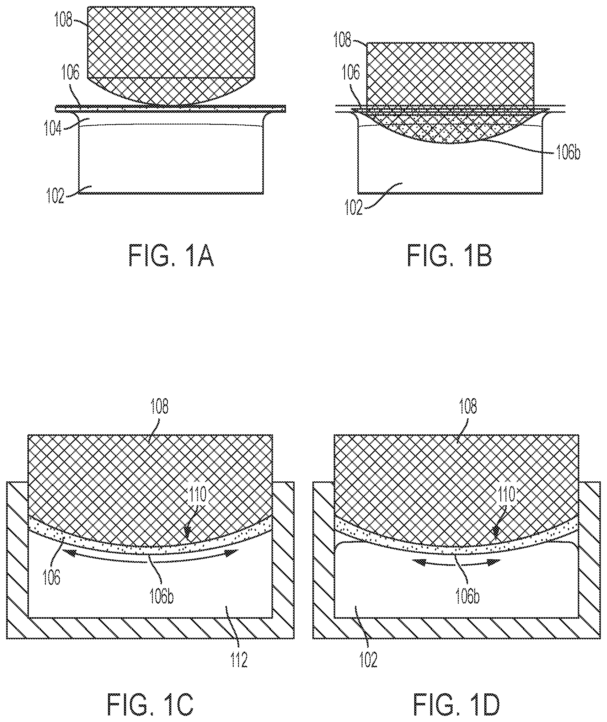 Patent US12157159 Figure 1 – Forming superconducting radio frequency cavities using hydrostatically controlled bulging