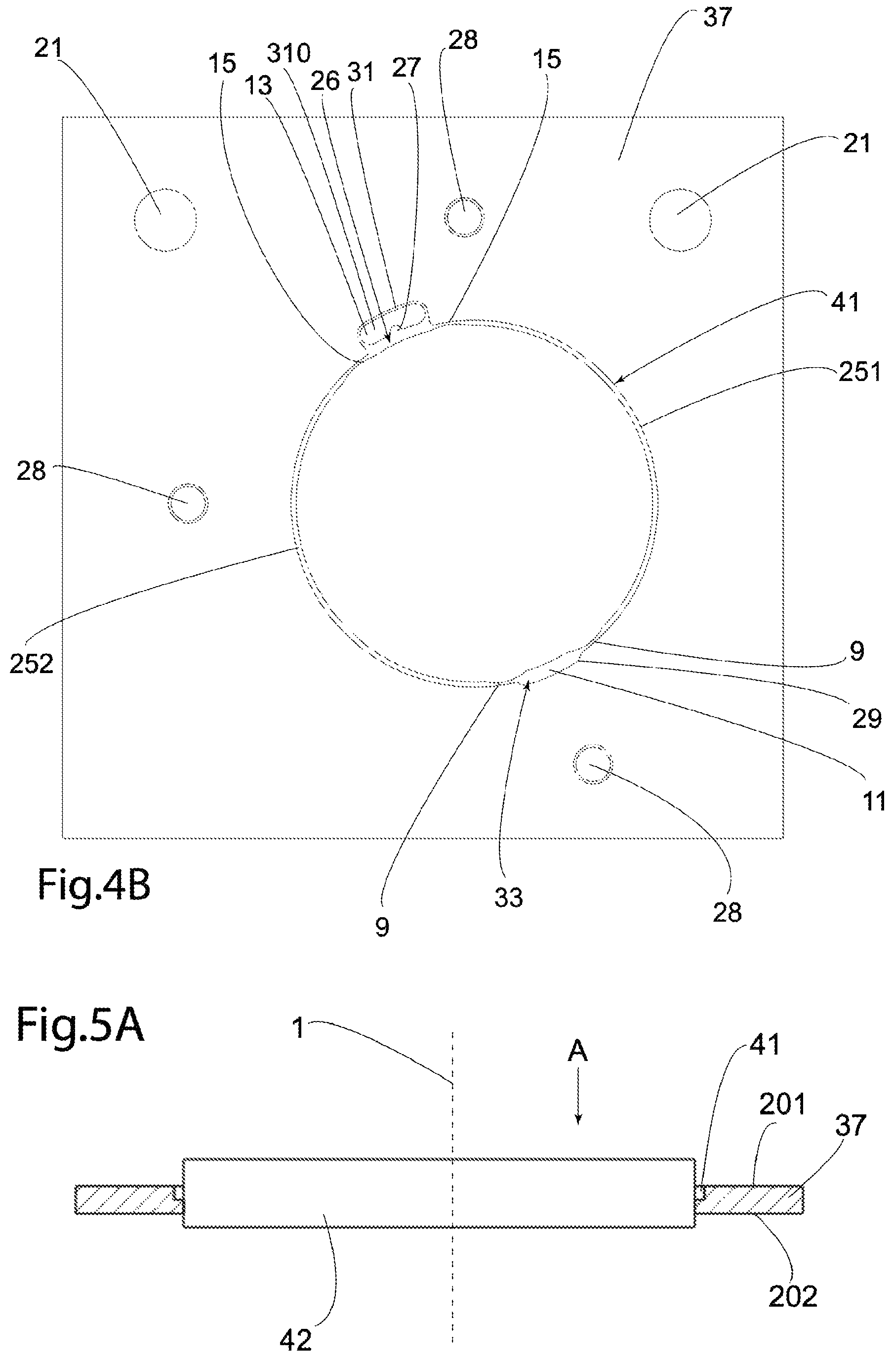 Patent US12157161 Figure 5 – Method of manufacturing a flange for holding an outer ring of a rolling bearing