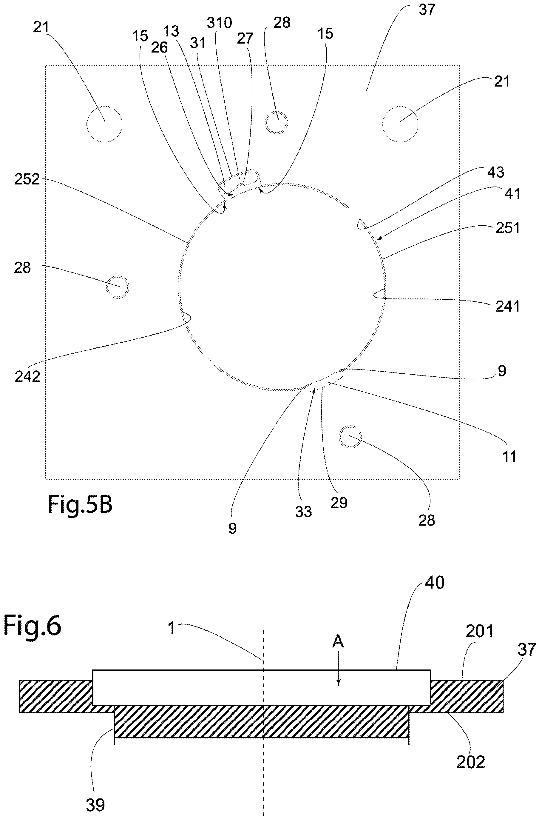 Patent US12157161 Figure 6 – Method of manufacturing a flange for holding an outer ring of a rolling bearing