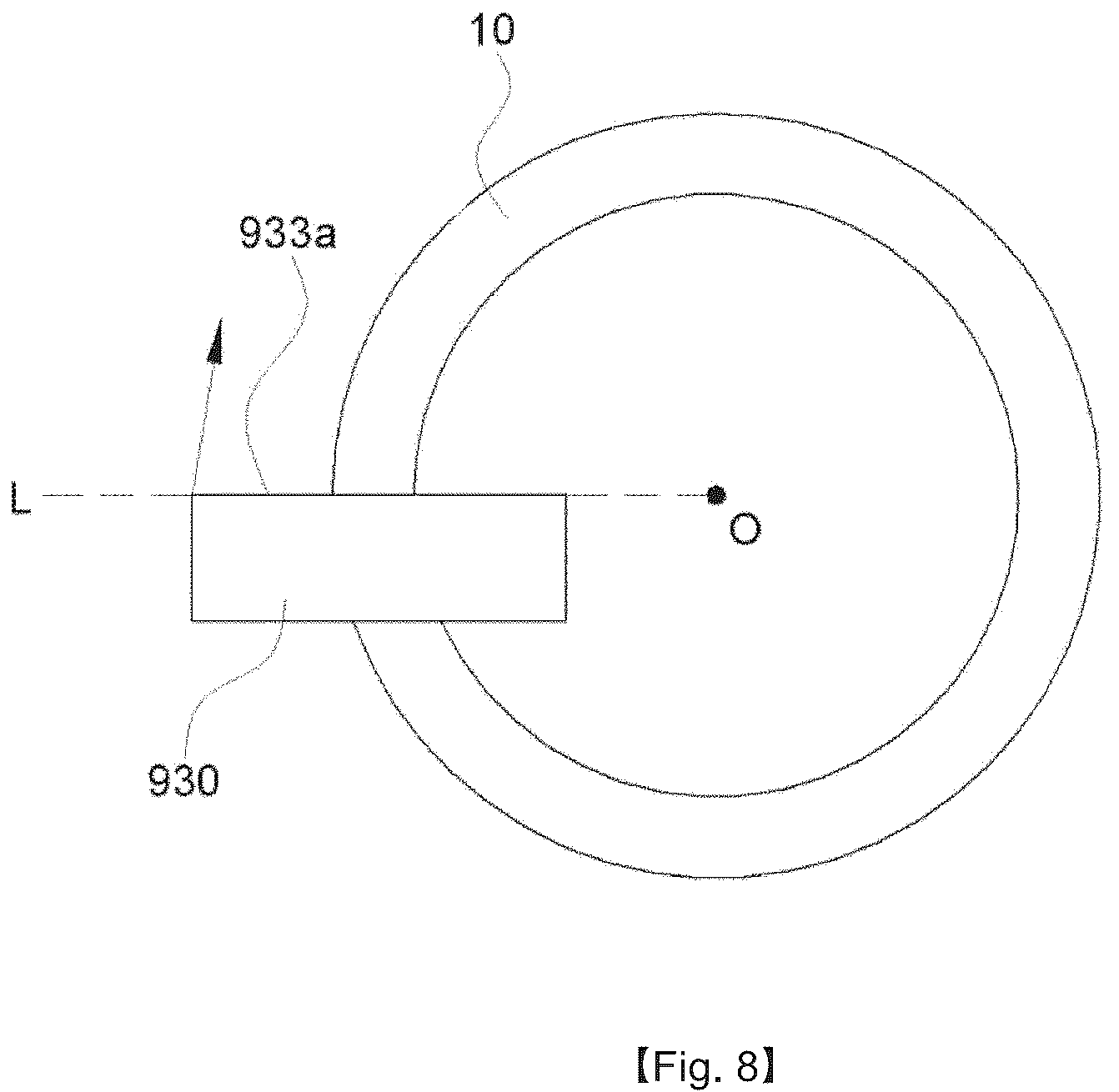 Patent US12157174 Figure 8 – Facing machine for preventing inflow of cutting chips into tube