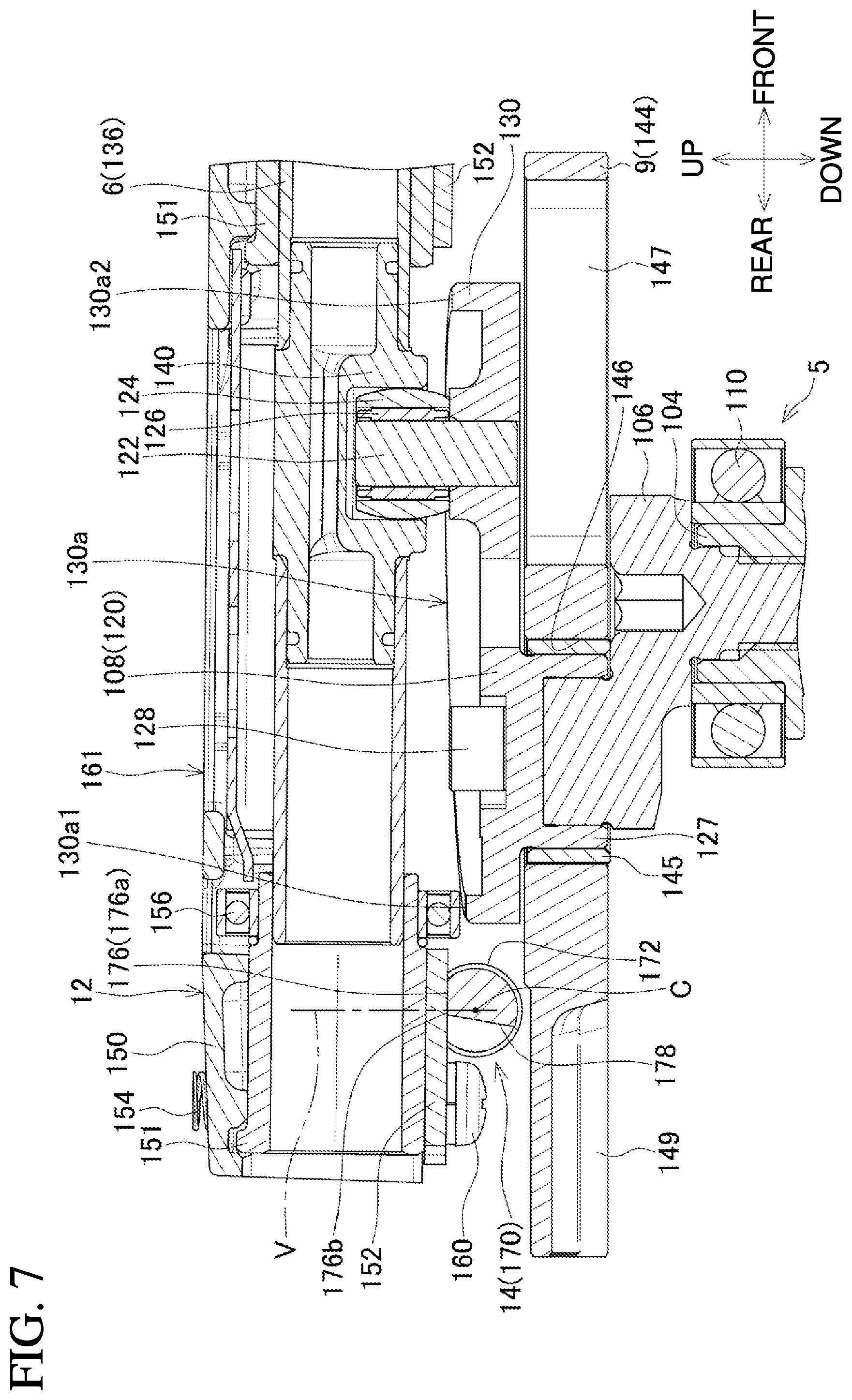 Patent US12157175 Figure 7 – Reciprocating cutting tool