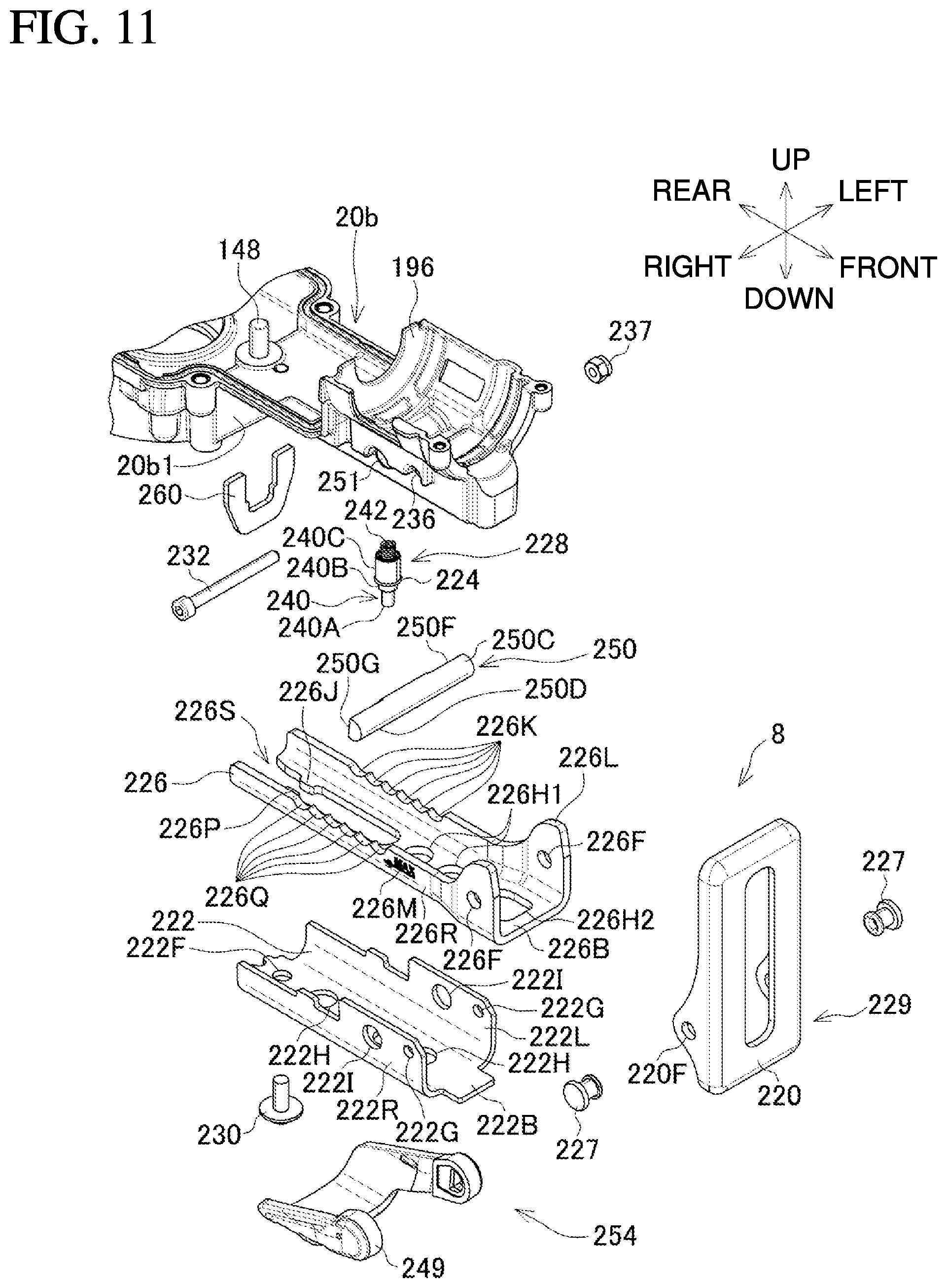 Patent US12157175 Figure 11 – Reciprocating cutting tool