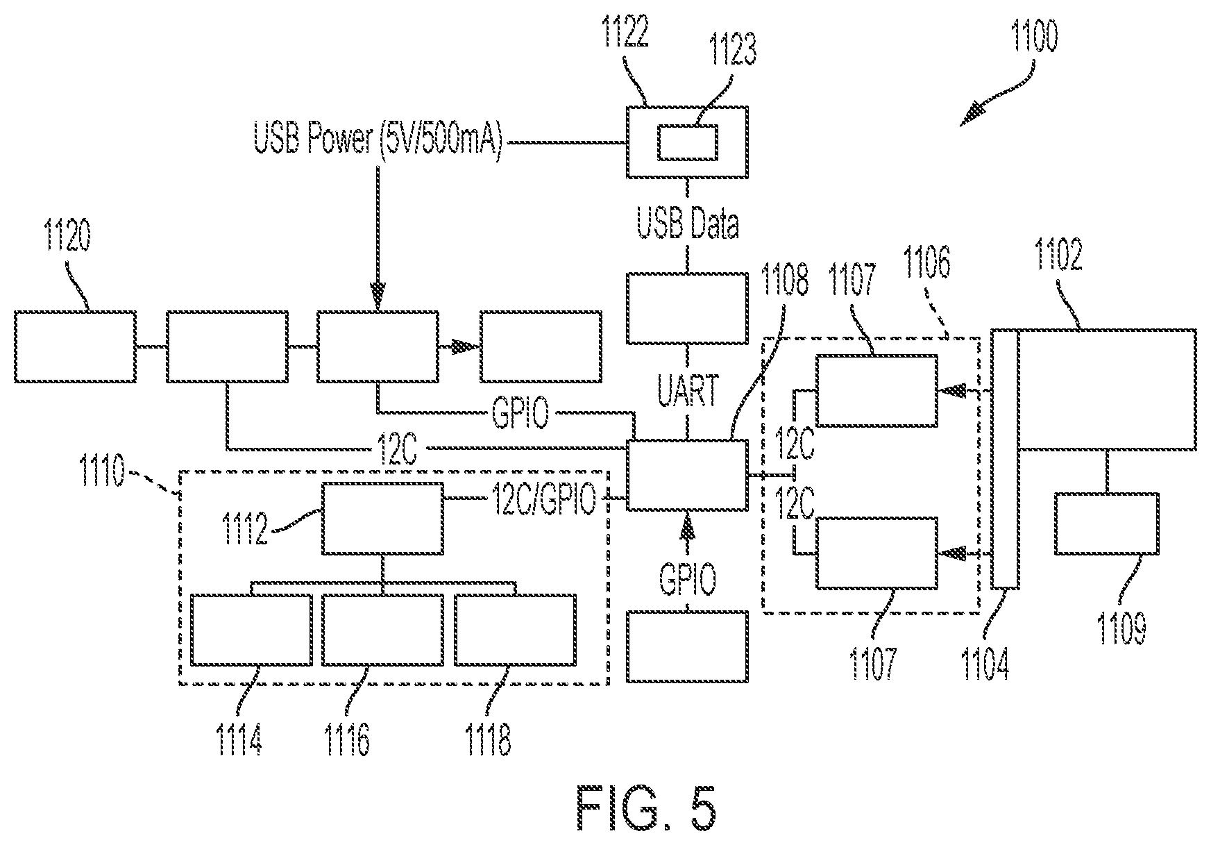 Patent US12157176 Figure 5 – Temperature monitoring and indicator system for a cast saw