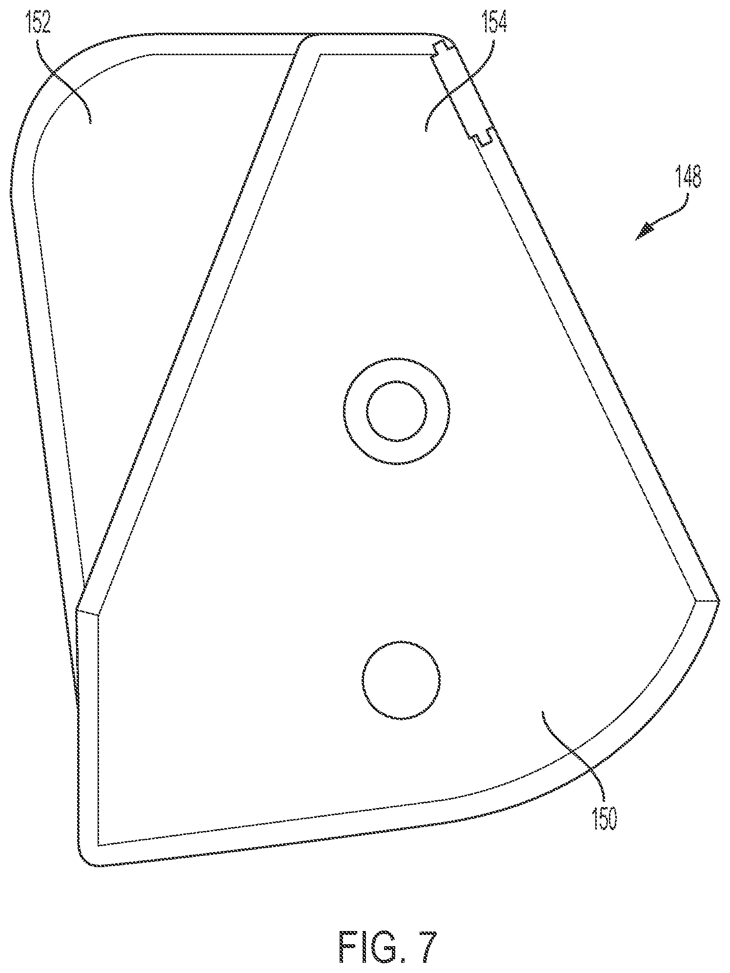Patent US12157176 Figure 7 – Temperature monitoring and indicator system for a cast saw