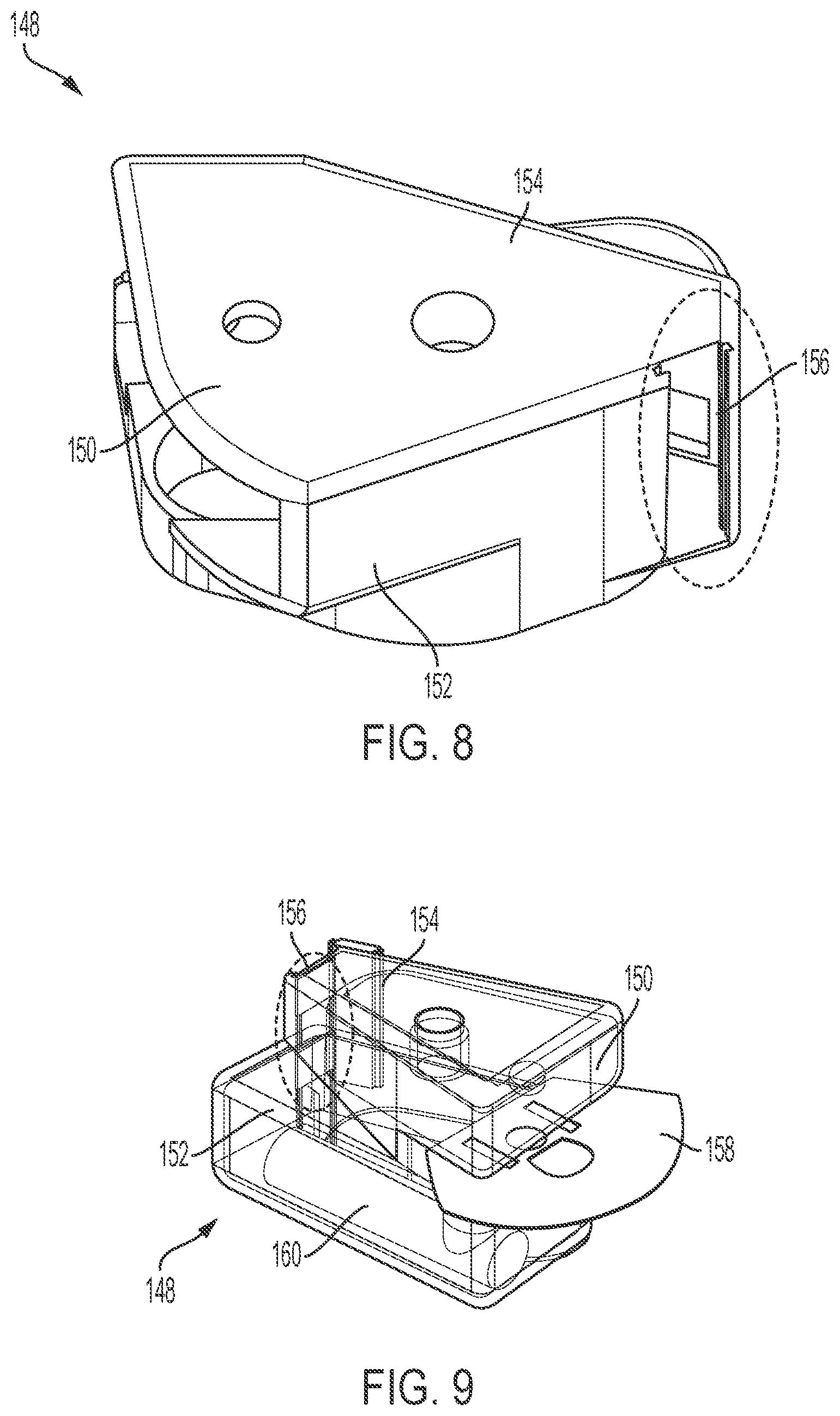Patent US12157176 Figure 8 – Temperature monitoring and indicator system for a cast saw