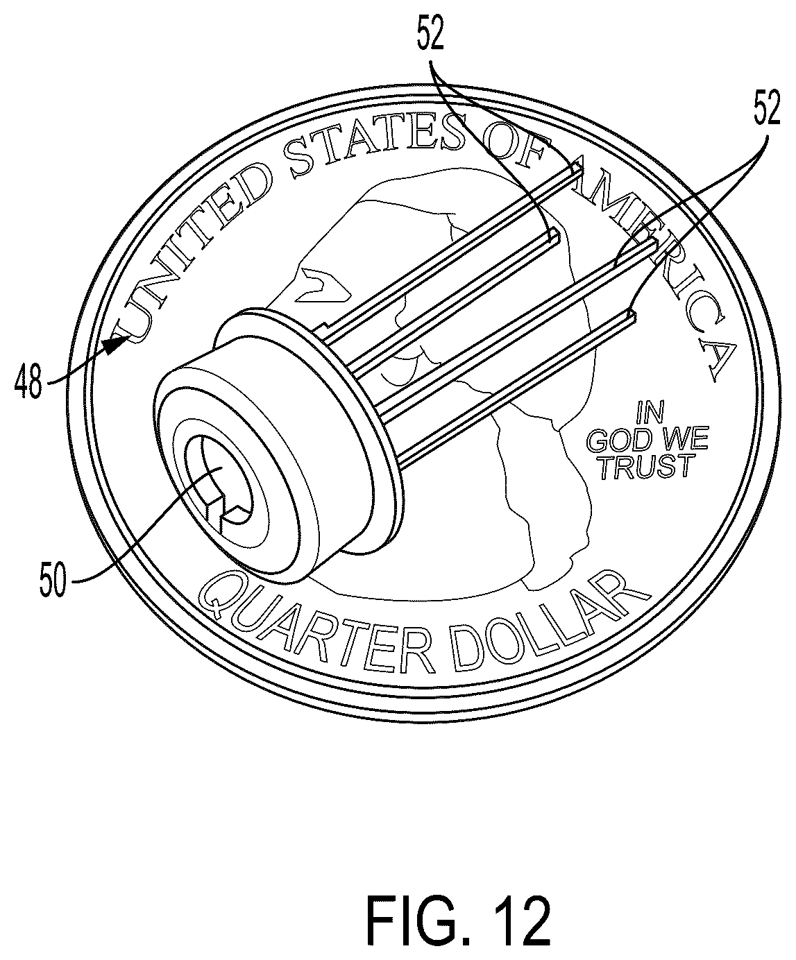 Patent US12157176 Figure 10 – Temperature monitoring and indicator system for a cast saw