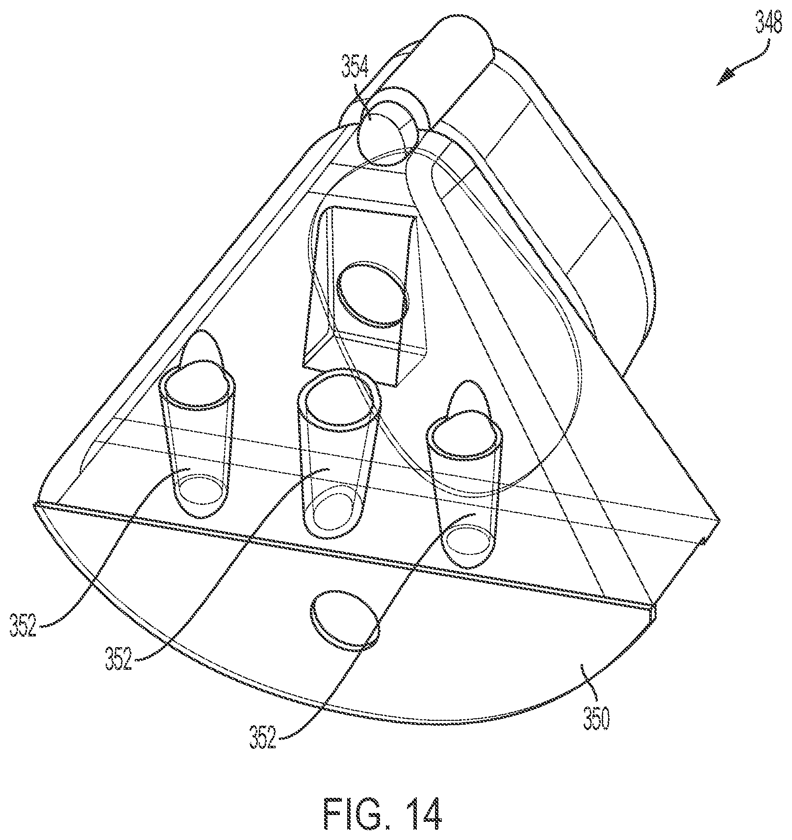 Patent US12157176 Figure 12 – Temperature monitoring and indicator system for a cast saw