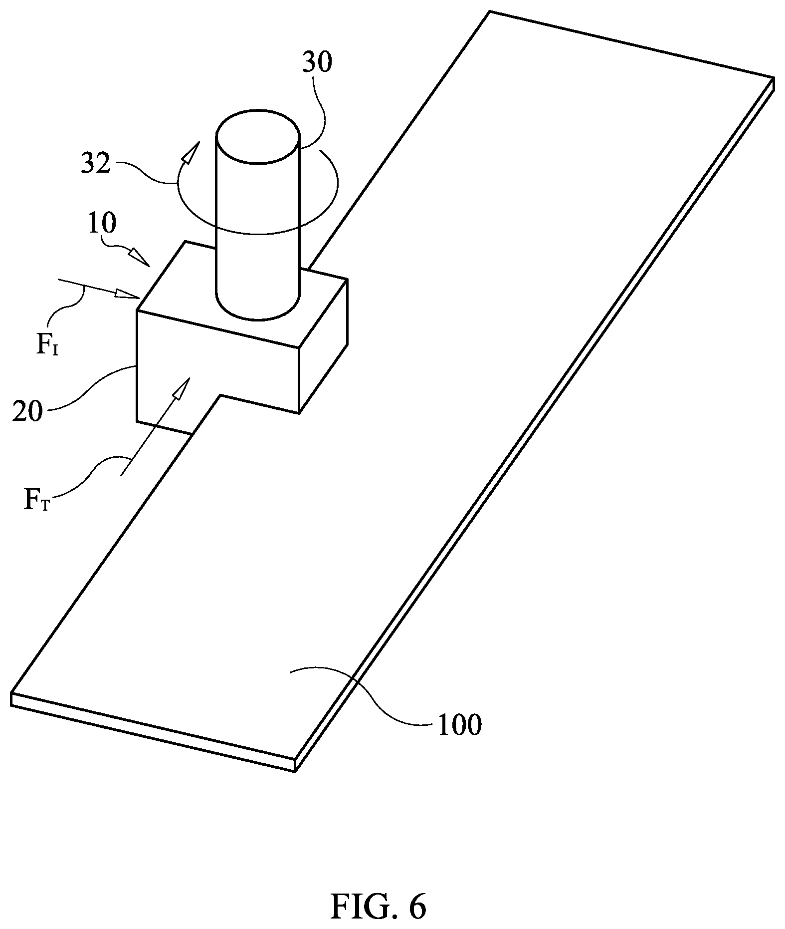 Patent US12157179 Figure 6 – Bobbin friction stir weld additive manufacturing system and method