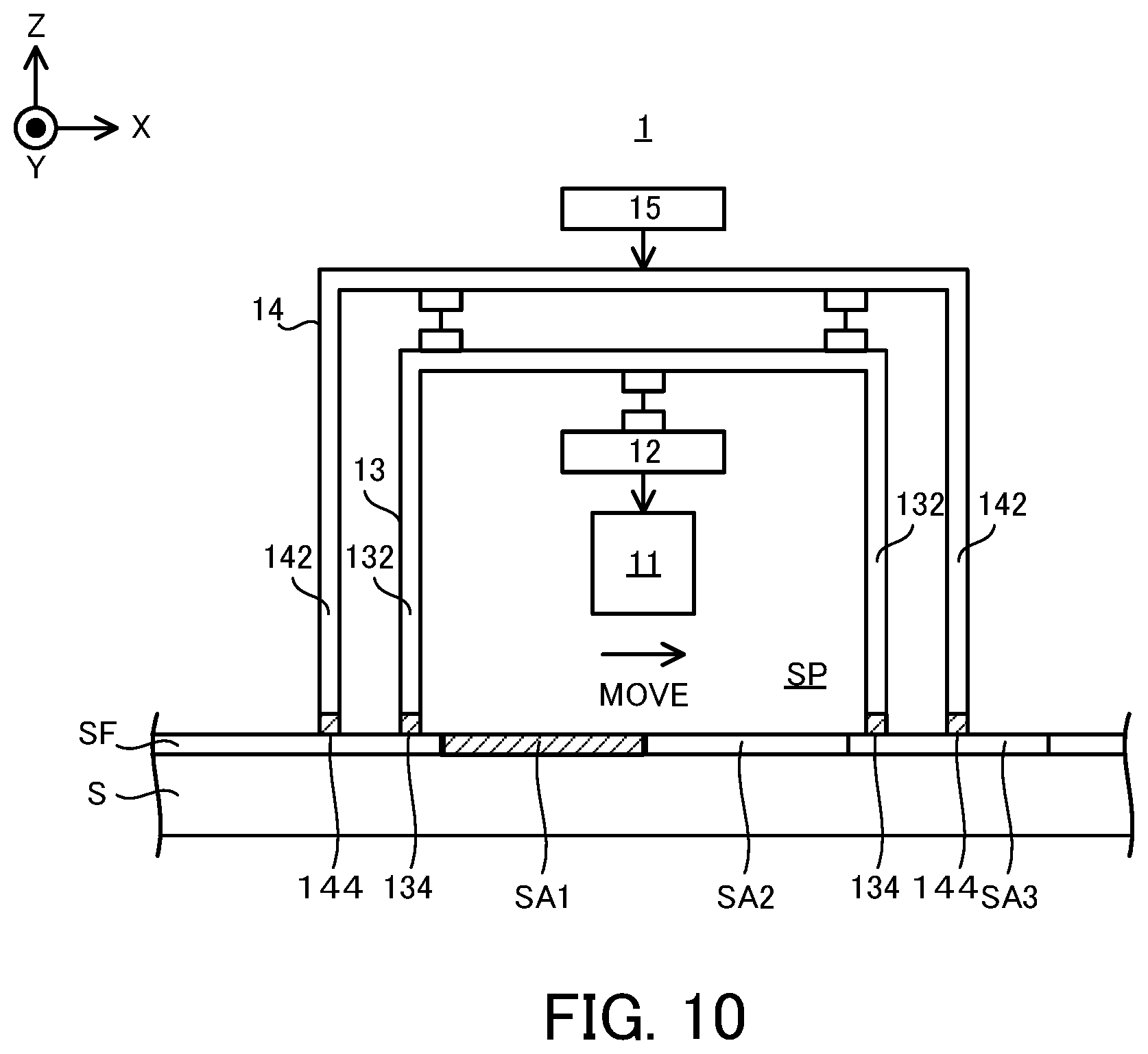 Patent US12157184 Figure 9 – Processing apparatus, and manufacturing method of movable body