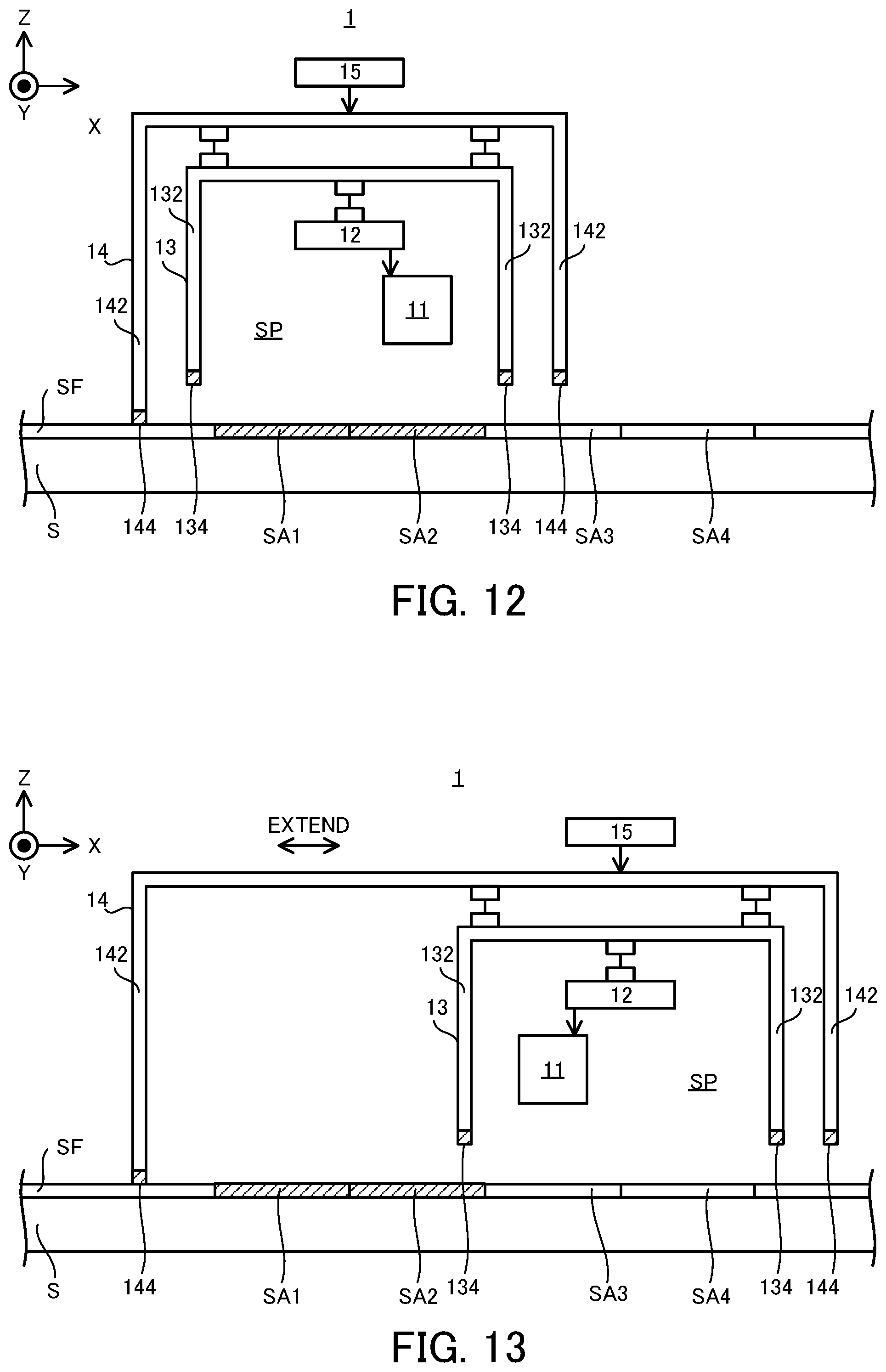 Patent US12157184 Figure 11 – Processing apparatus, and manufacturing method of movable body