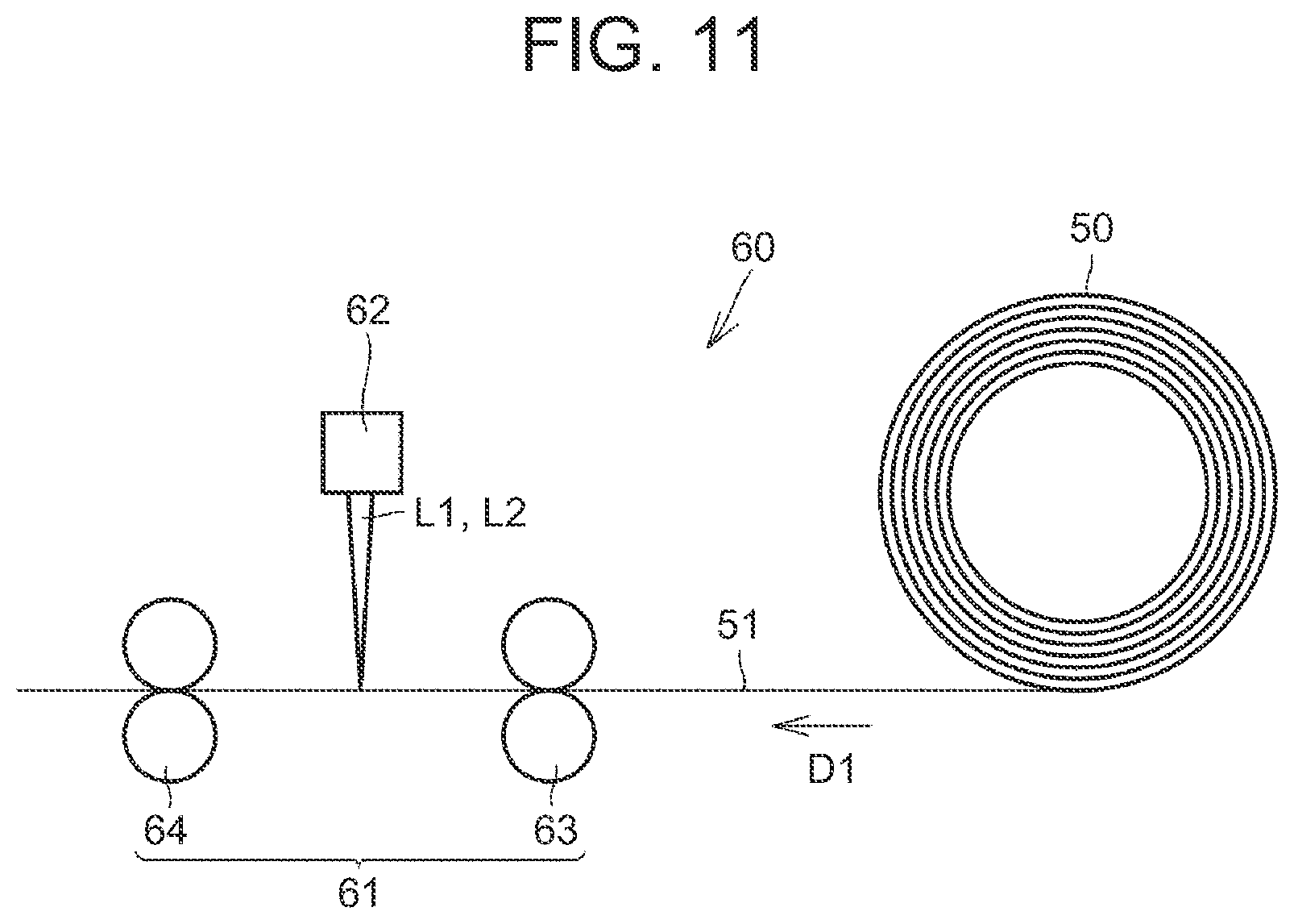Patent US12157186 Figure 8 – Electrode sheet manufacturing apparatus and power storage device manufacturing method