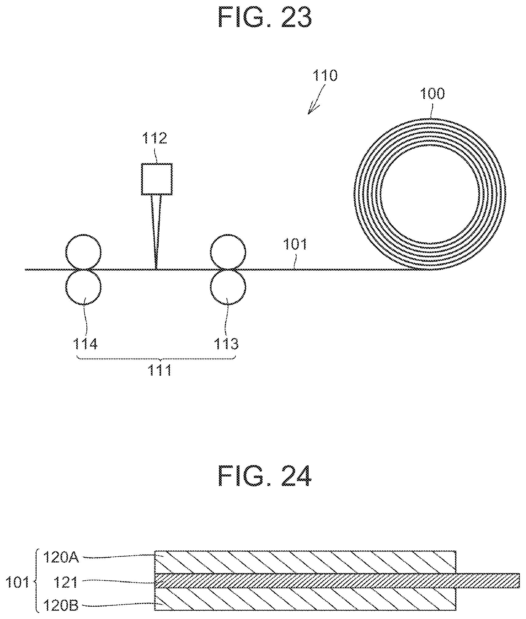Patent US12157186 Figure 17 – Electrode sheet manufacturing apparatus and power storage device manufacturing method