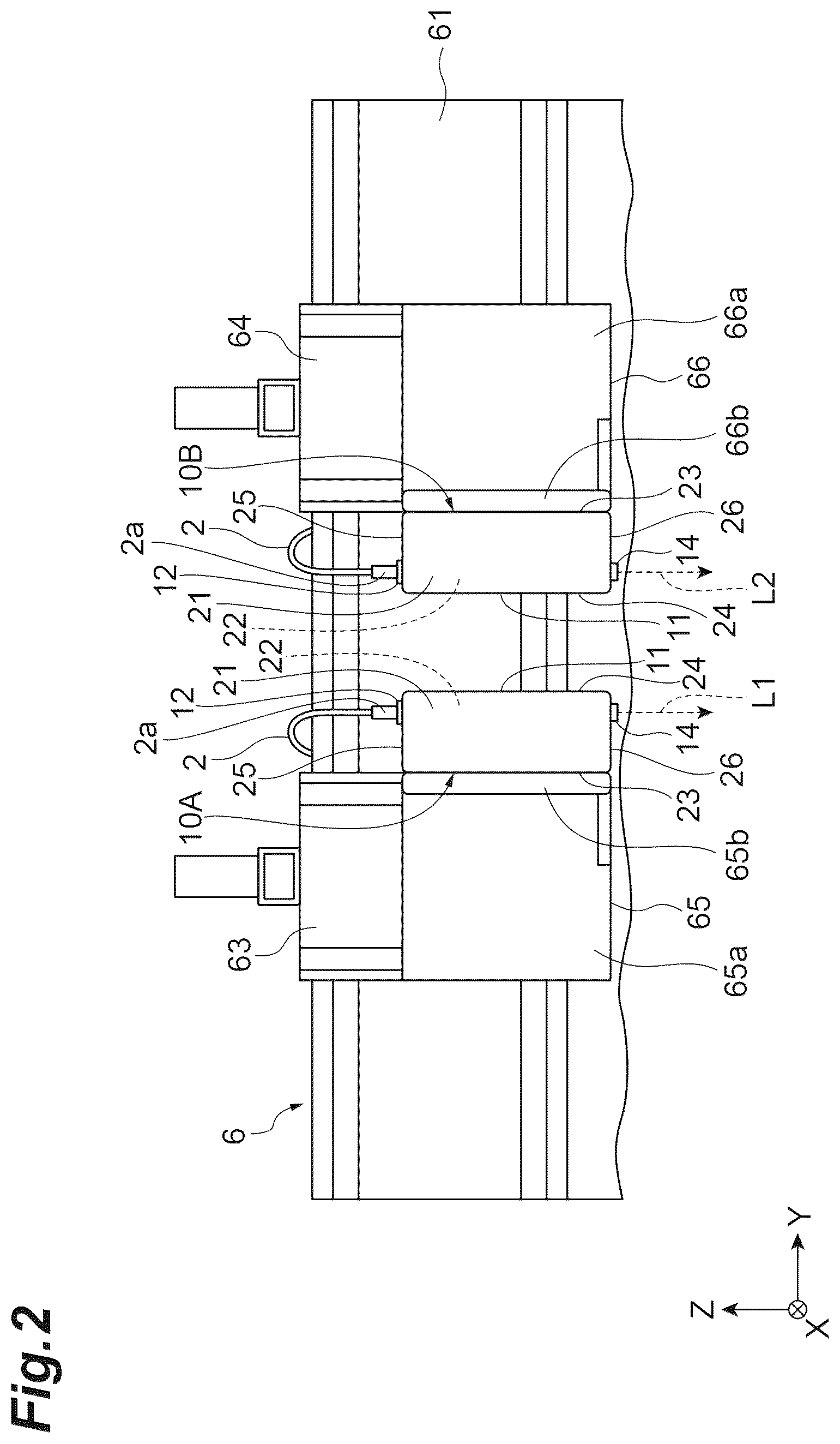 Patent US12157187 Figure 2 – Laser machining device