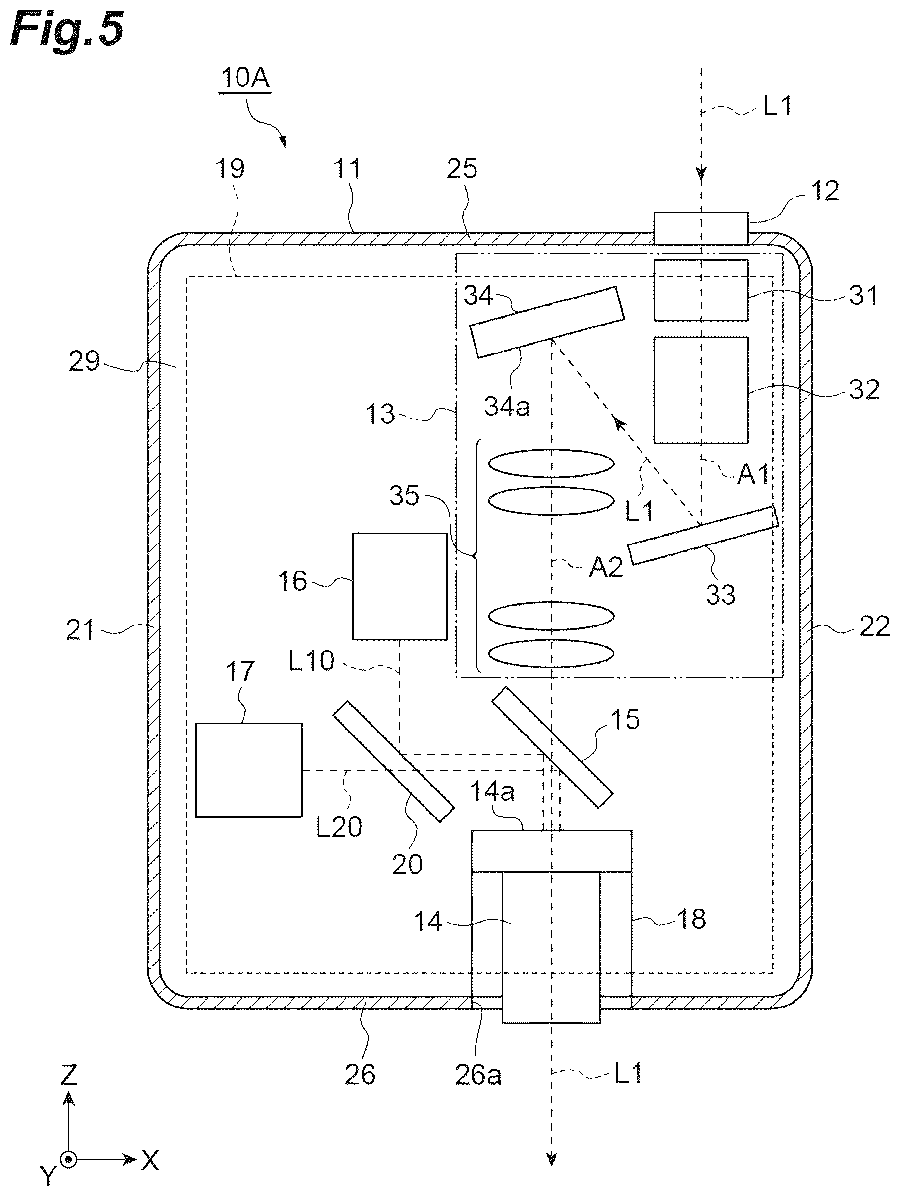 Patent US12157187 Figure 5 – Laser machining device