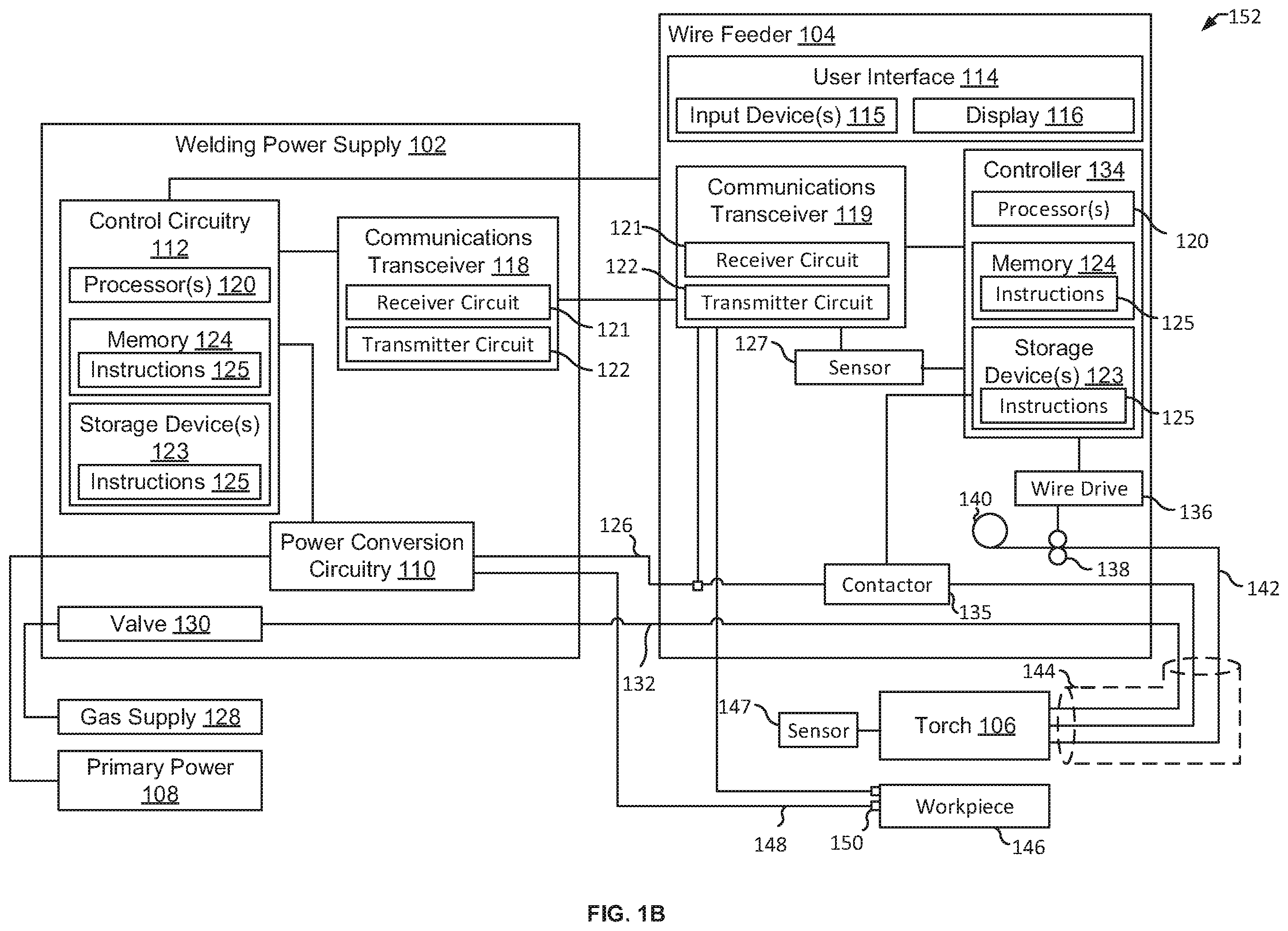 Patent US12157190 Figure 2 – Input power user interfaces for welding power supplies